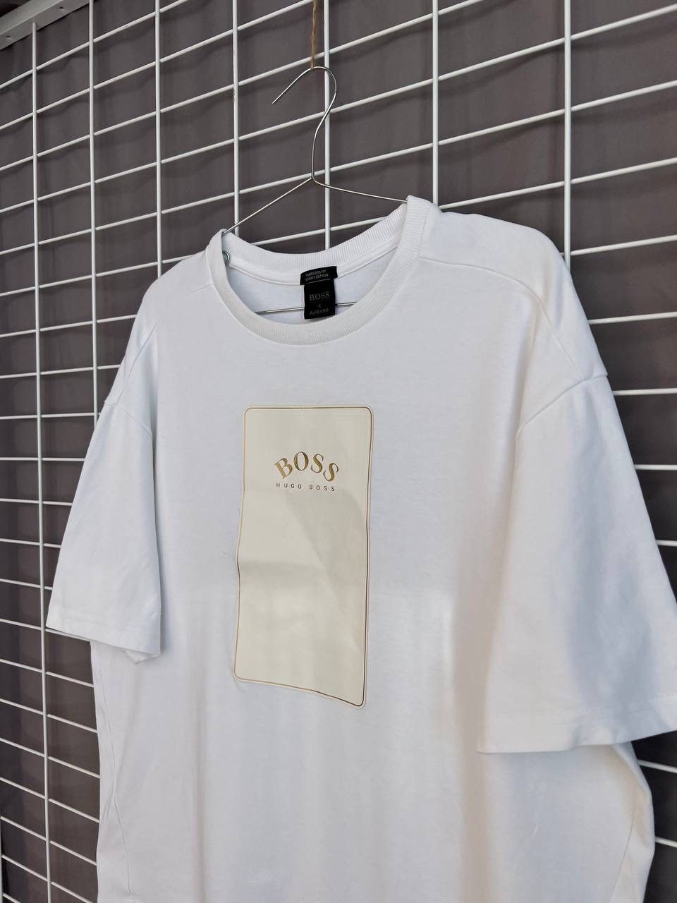 Hugo Boss Boss X Ajbxng Woven Cotton T-Shirt Mens Size S/M Relaxed Fit Size US S / EU 44-46 / 1 - 4 Thumbnail