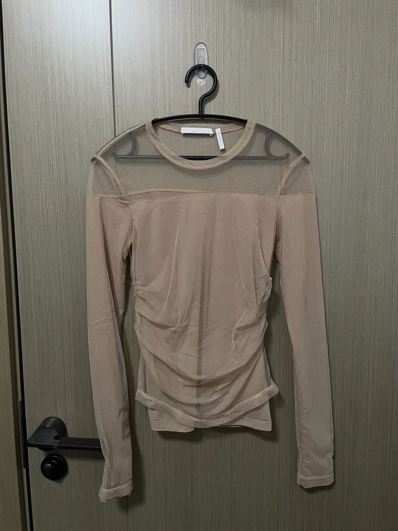 HELMUT LANG Skin-colored long sleeves