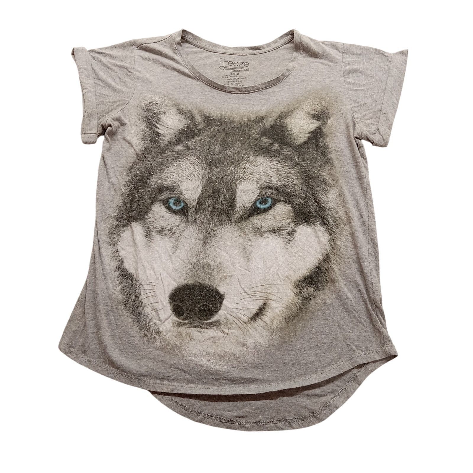 & Other Stories Freeze T-Shirt S Women's Cuff Sleeve Wolf Gray Pullover Size S / US 4 / IT 40 - 1 Thumbnail