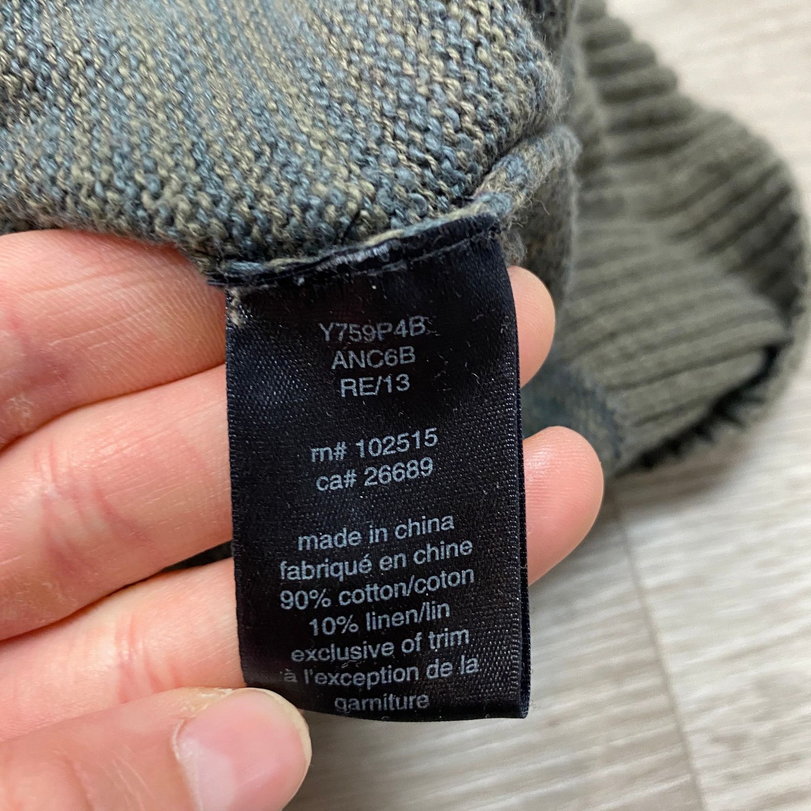 John Varvatos John Varvatos Star USA Linen Blend Elbow Patch Sweater M Size US M / EU 48-50 / 2 - 7 Thumbnail