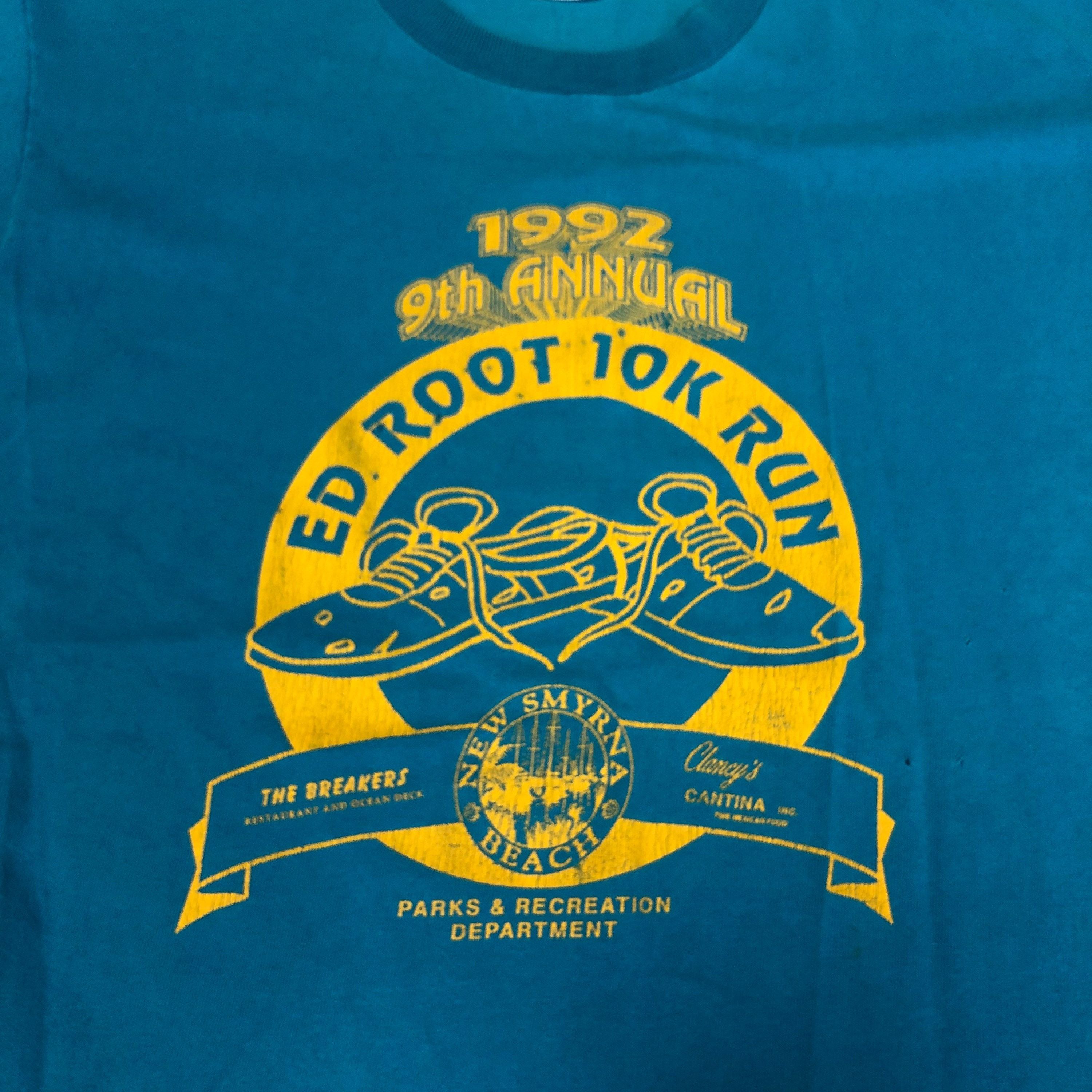 Fruit Of The Loom 1992 Fl Beach Ed Root RUN Race 90's SNEAKER HEAD T Shirt Size US L / EU 52-54 / 3 - 1 Thumbnail