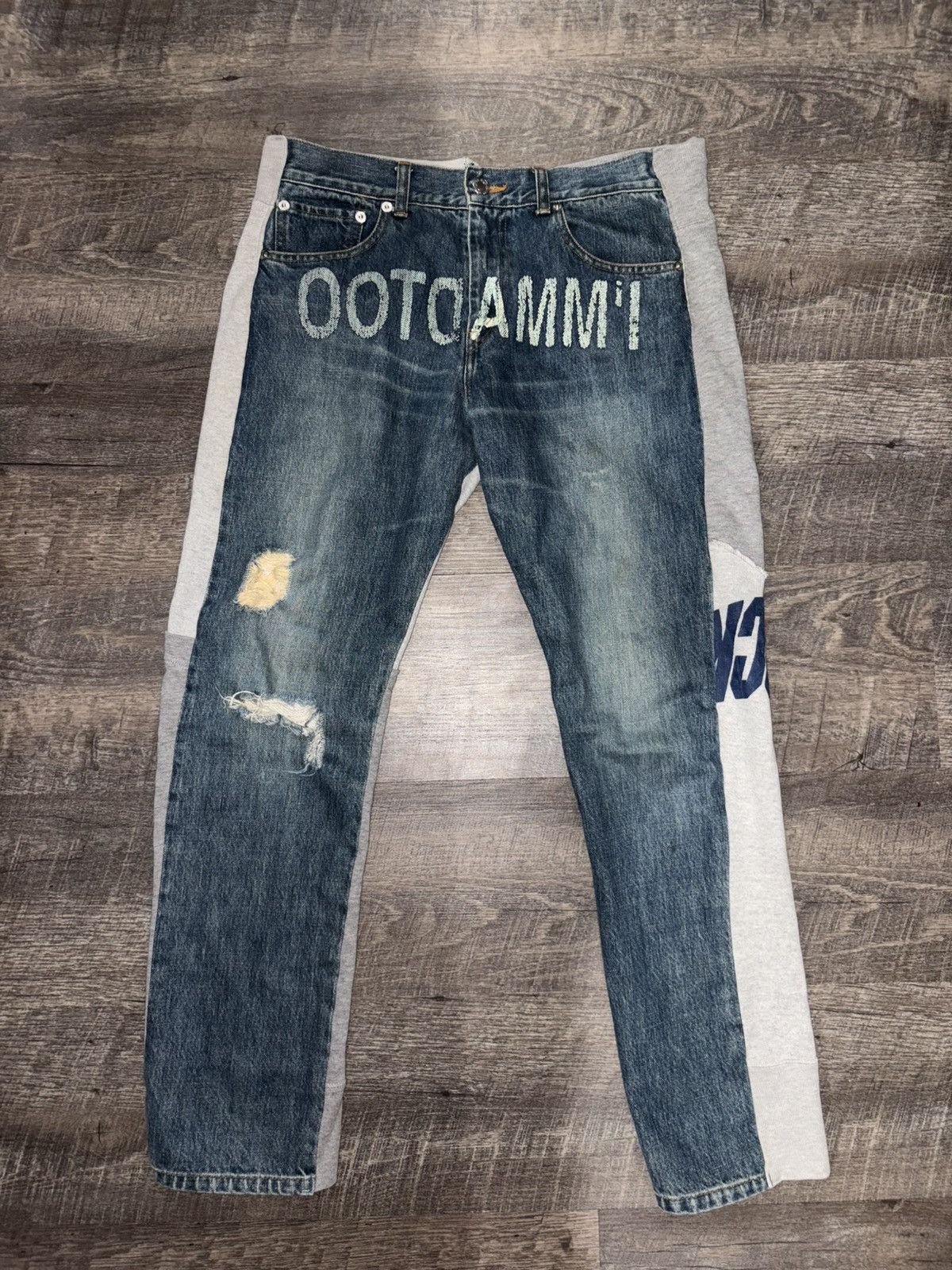 Undercover IMMADTOO hybrid jeans Size US 30 / EU 46 - 1 Thumbnail