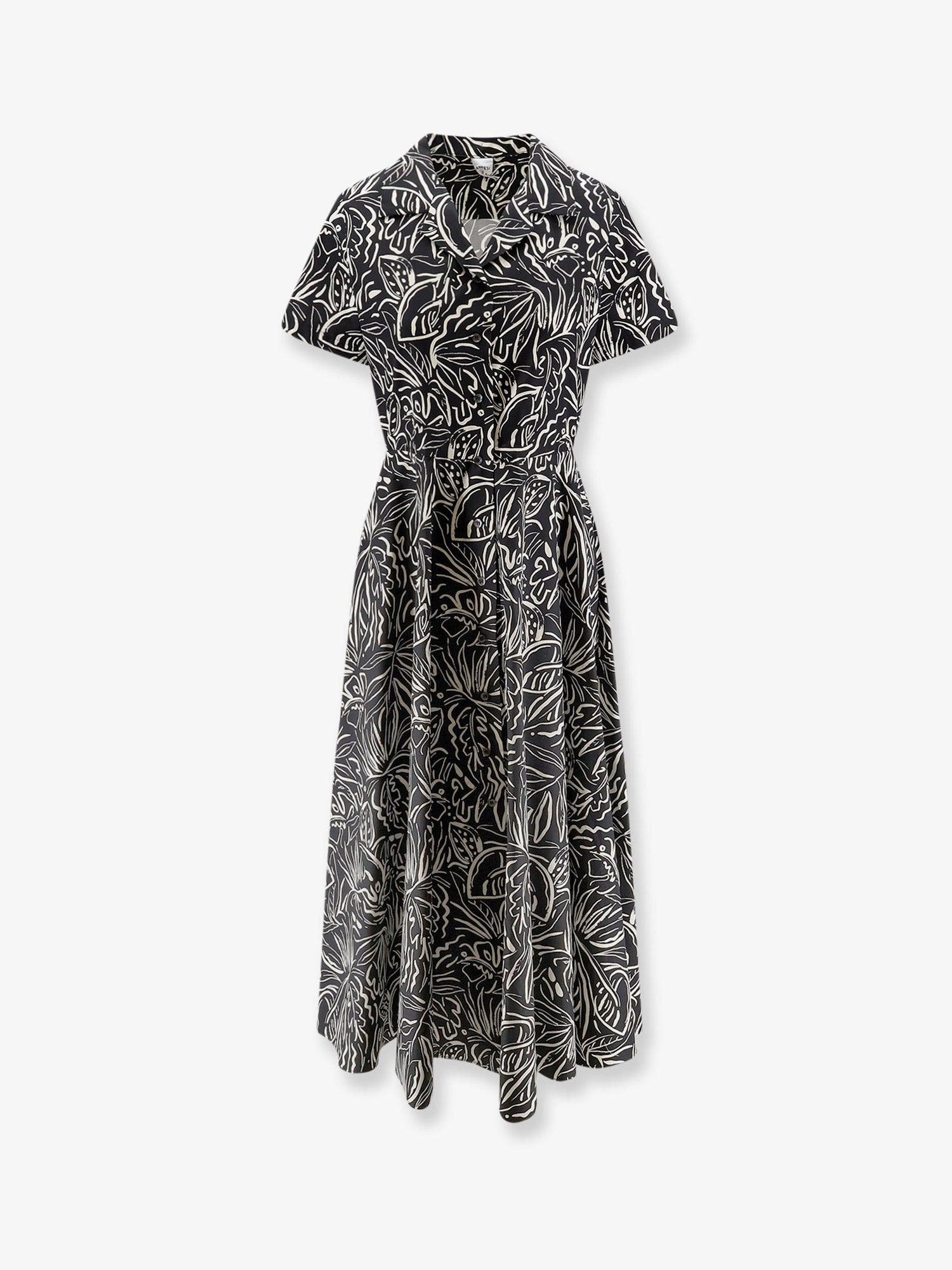 Aspesi Printed Cotton Chemisier Dress Size XS / US 0-2 / IT 36-38 - 1 Thumbnail