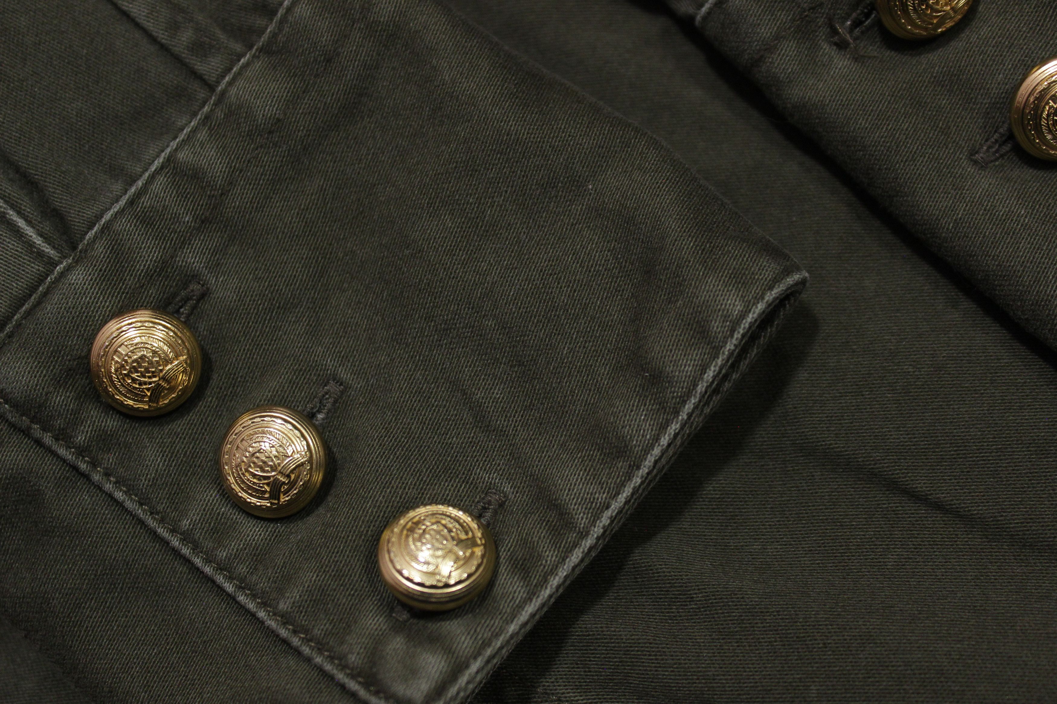 Balmain Military Khaki Shirt Size US M / EU 48-50 / 2 - 7 Thumbnail