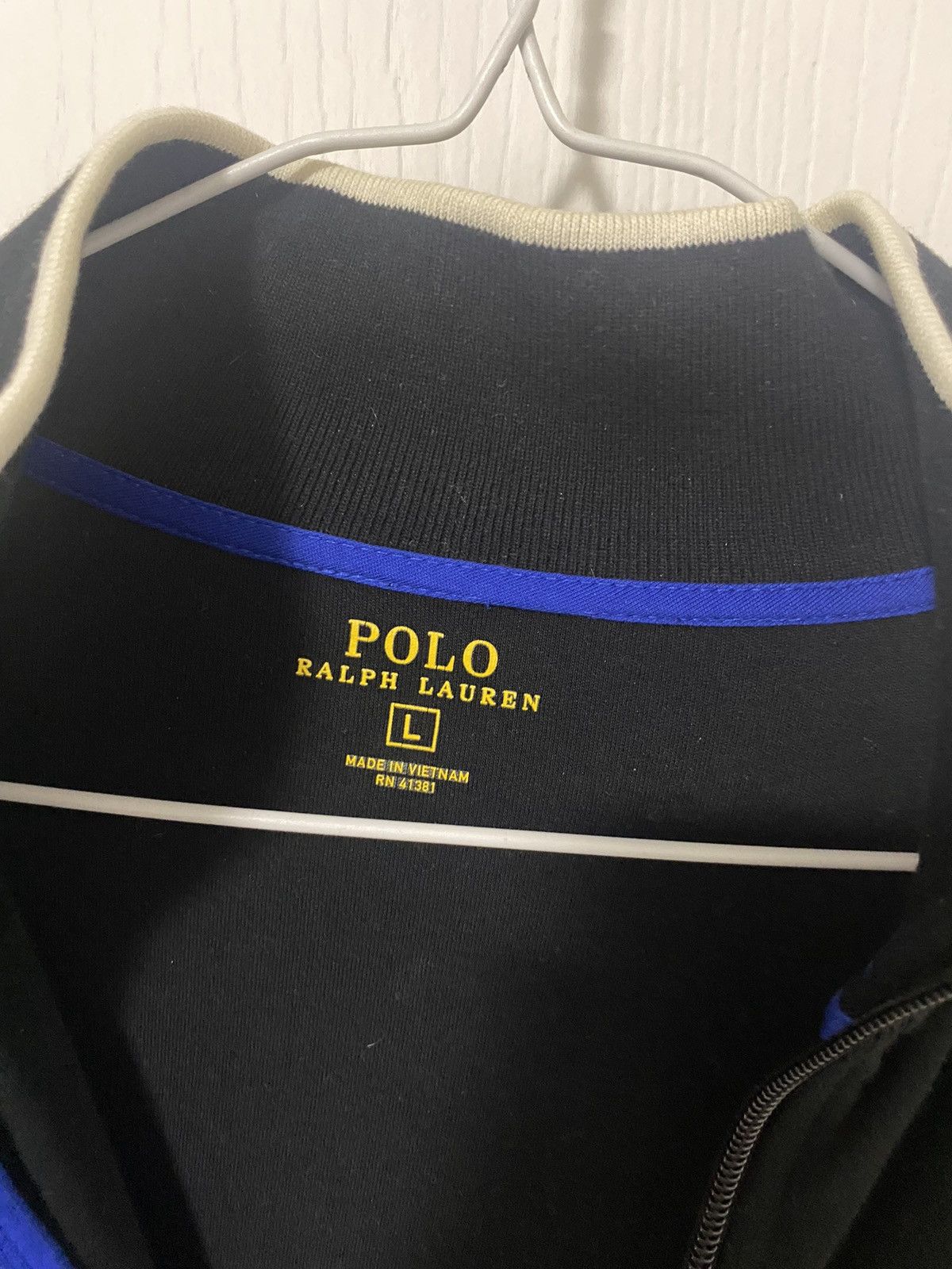 Vintage Polo Ralph Lauren Full Zip Track Jacket Size US L / EU 52-54 / 3 - 5 Thumbnail