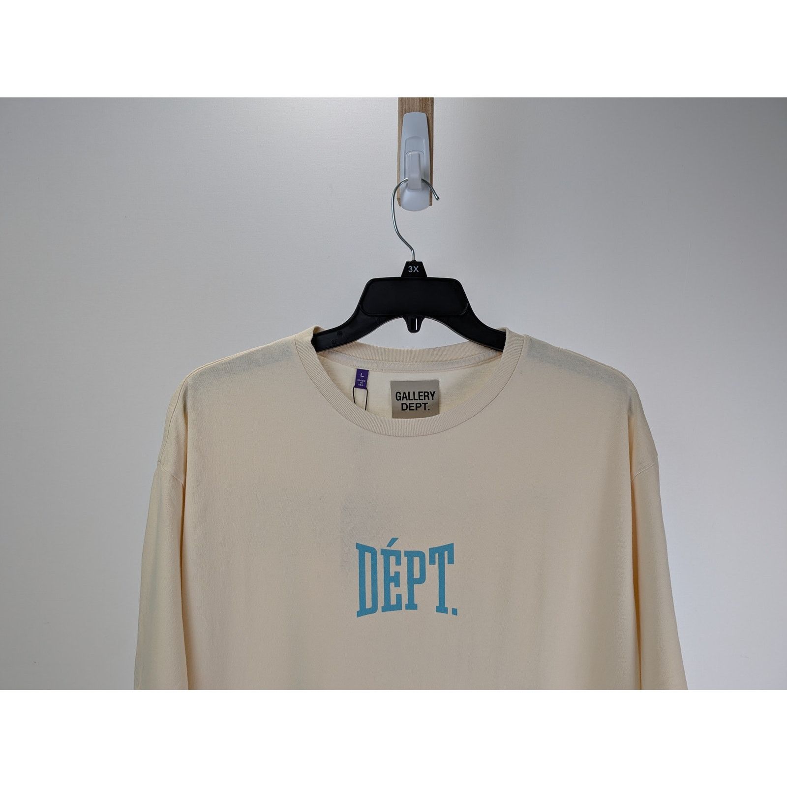 Gallery Dept. o1rshd1 Dept Gym Logo Tee T-Shirt in Cream Size US L / EU 52-54 / 3 - 4 Thumbnail