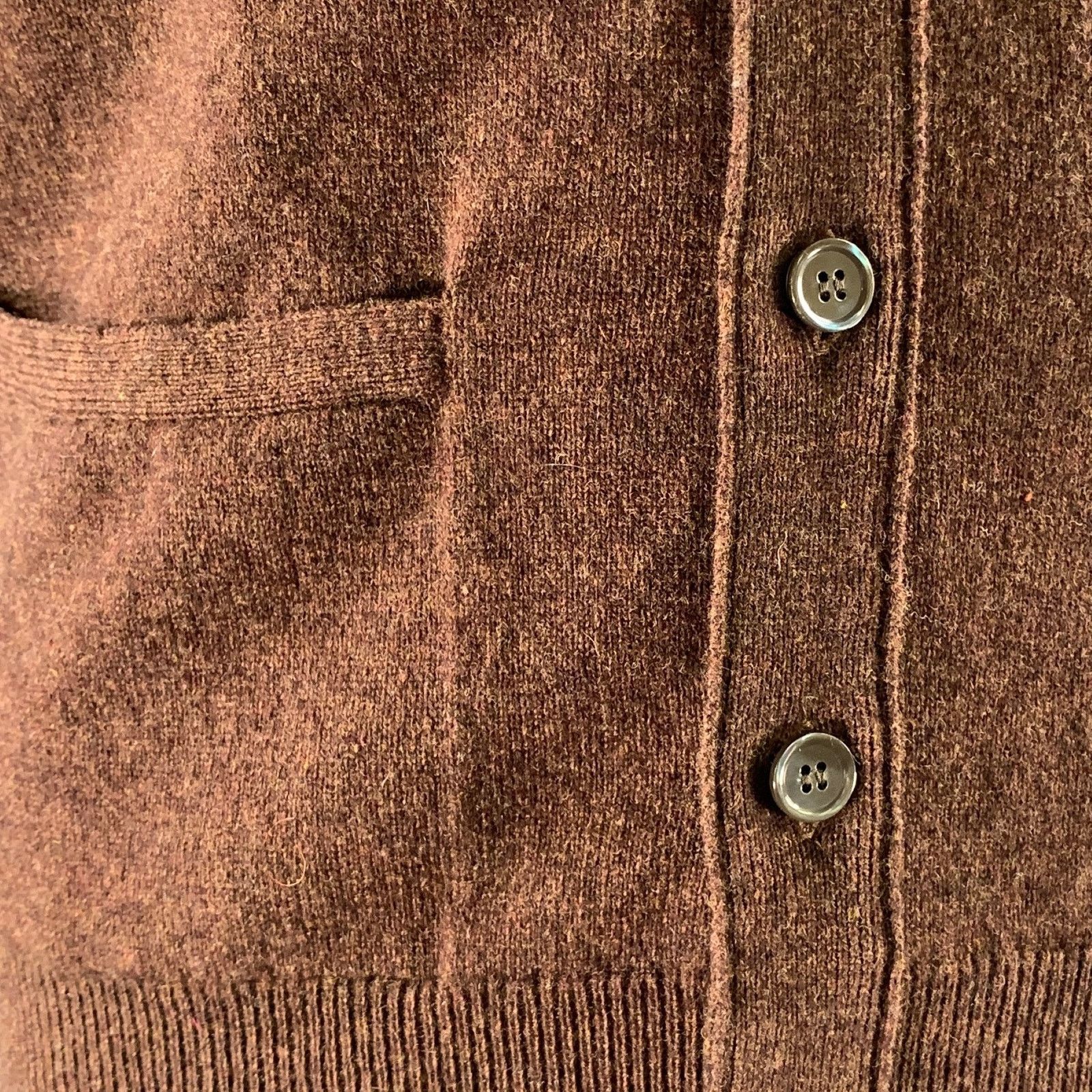 O'Connell's O'CONNELL'S Size M Brown Wool Oversized Vest Size US M / EU 48-50 / 2 - 2 Thumbnail