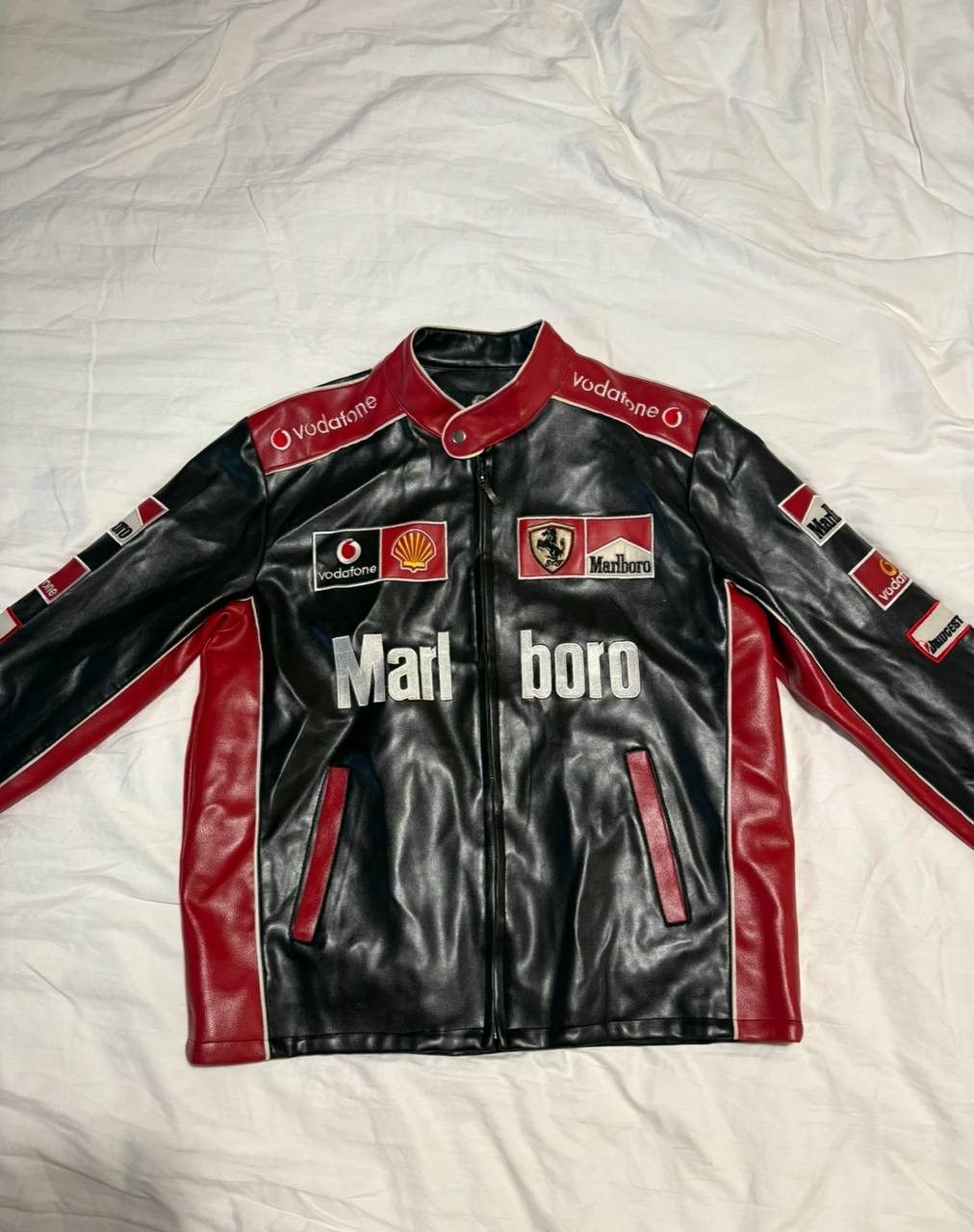 Other Marlboro leather jacket Size L / US 10 / IT 46 - 1 Thumbnail
