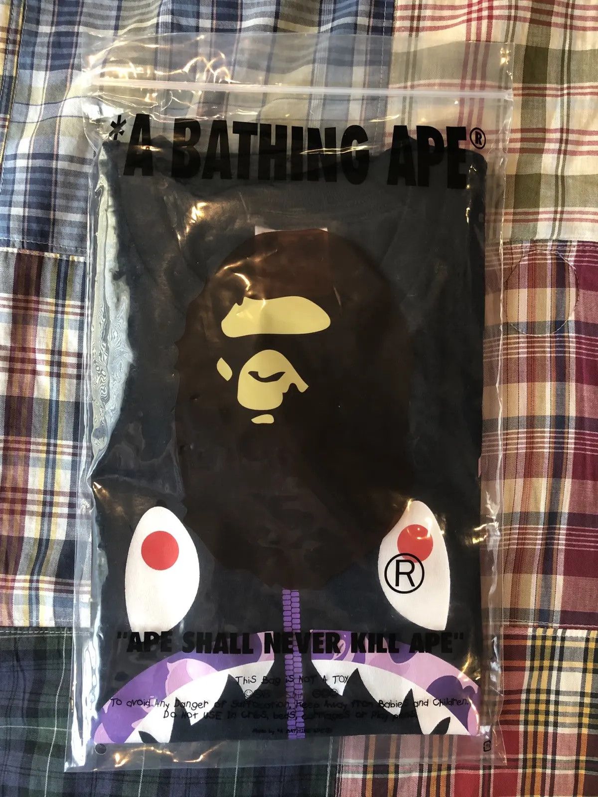 Bape Bape Taipei 13th Anniversary Shark Camo Tee Size US L / EU 52-54 / 3 - 2 Thumbnail