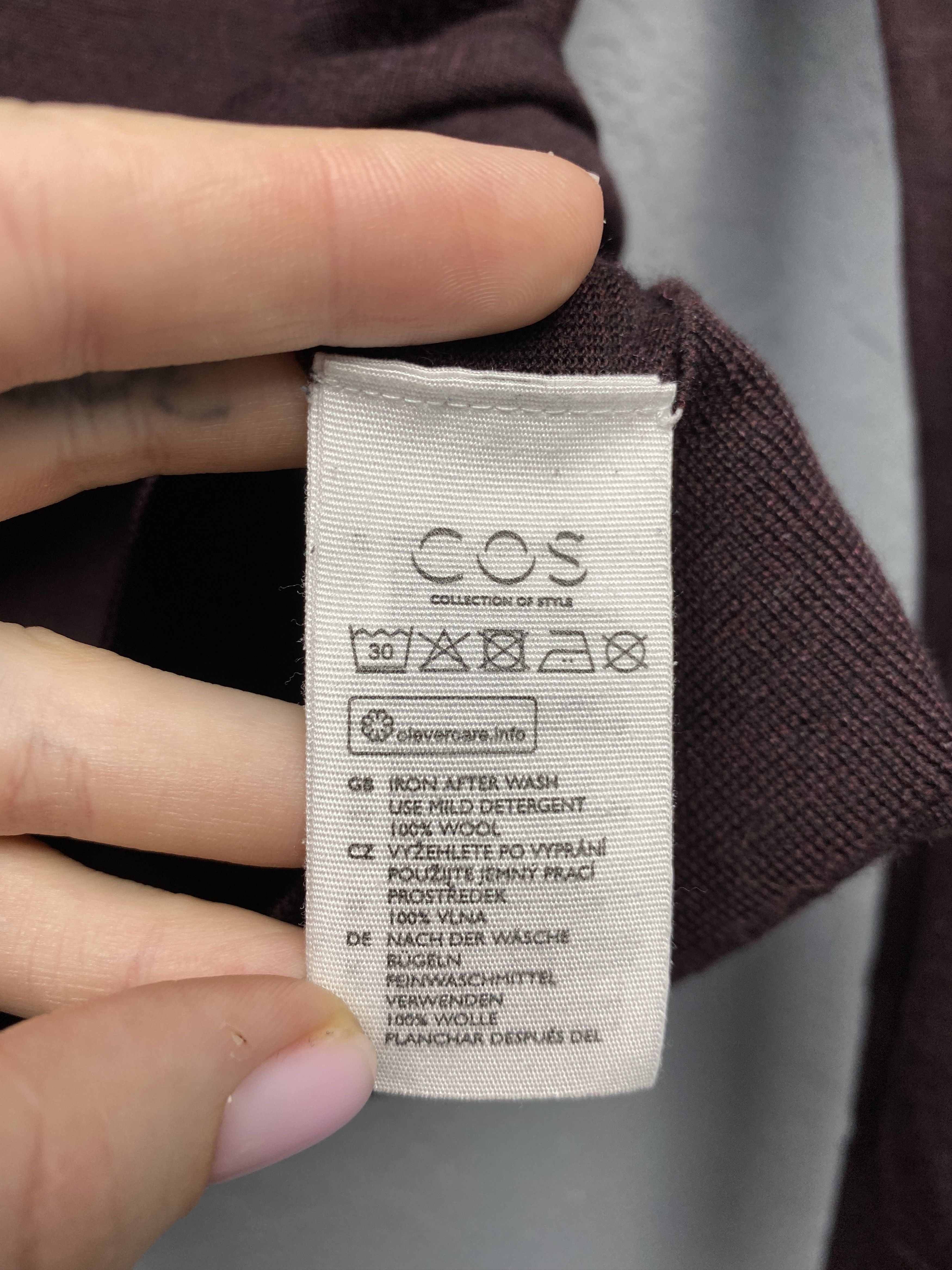 Cos Cos Vintage Mens Wool Knit Sweater Size US S / EU 44-46 / 1 - 4 Thumbnail