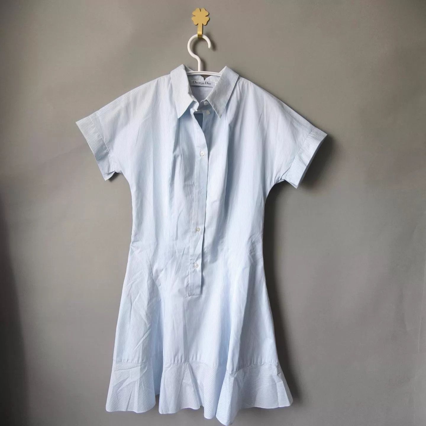 Dior Dior light blue shirt dress 34 Size XS / US 0-2 / IT 36-38 - 1 Thumbnail