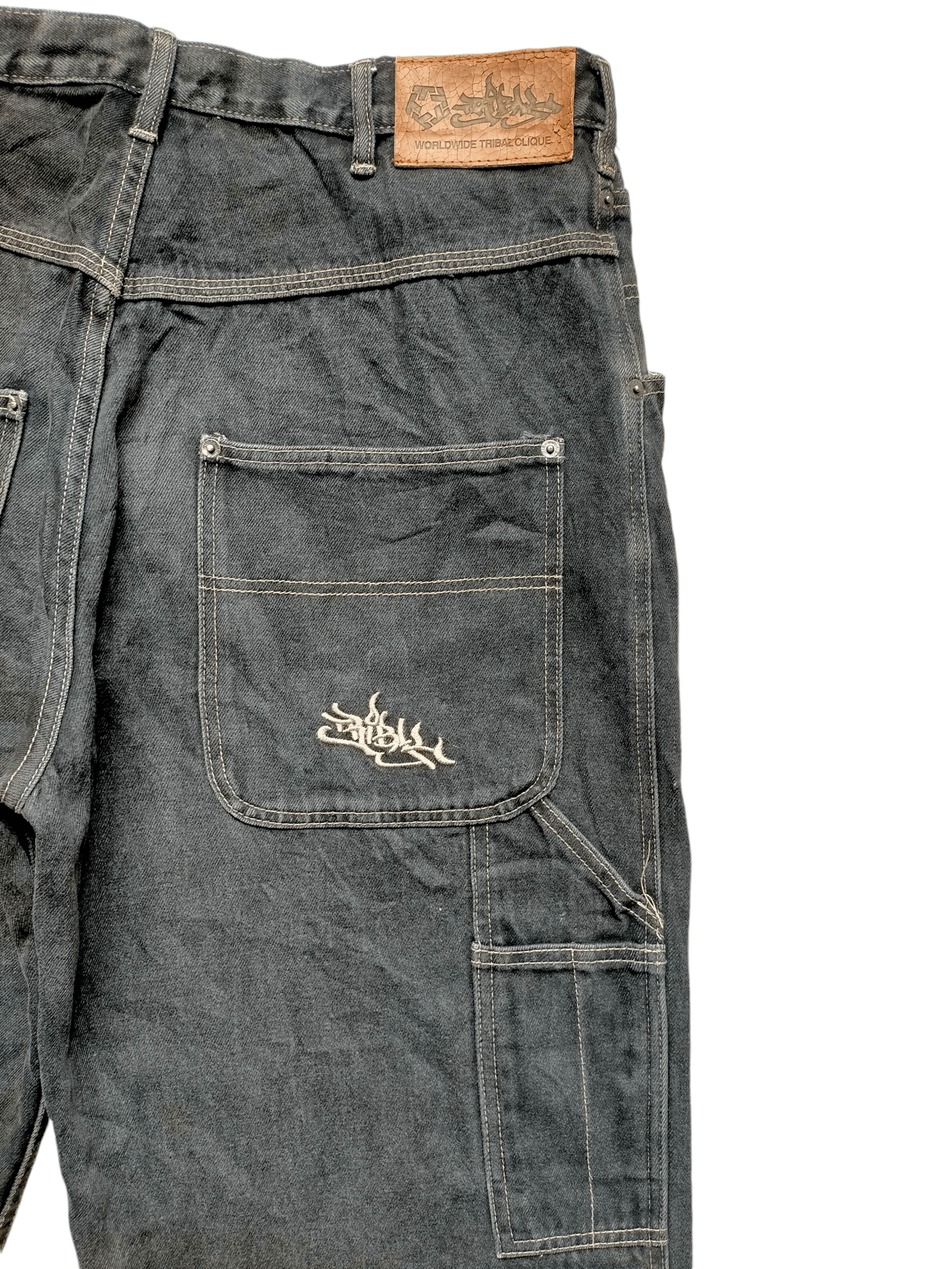 Japanese Brand Vintage Japanese Brand Tribal Baggy Jeans Size US 36 / EU 52 - 5 Thumbnail