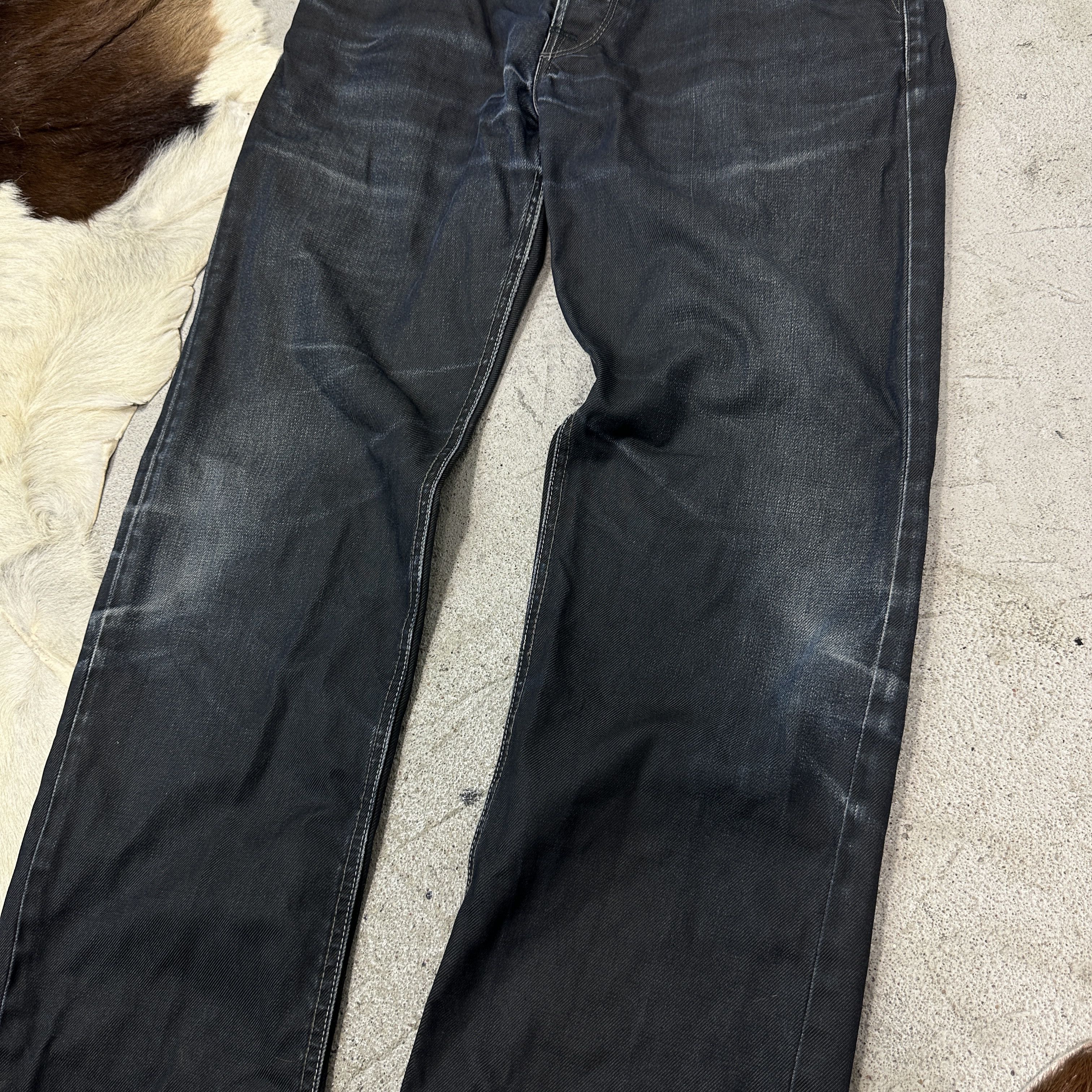 G-Star Vintage Streetwear Denim Waxed G-Star Jeans Y2K Size US 33 - 3 Thumbnail
