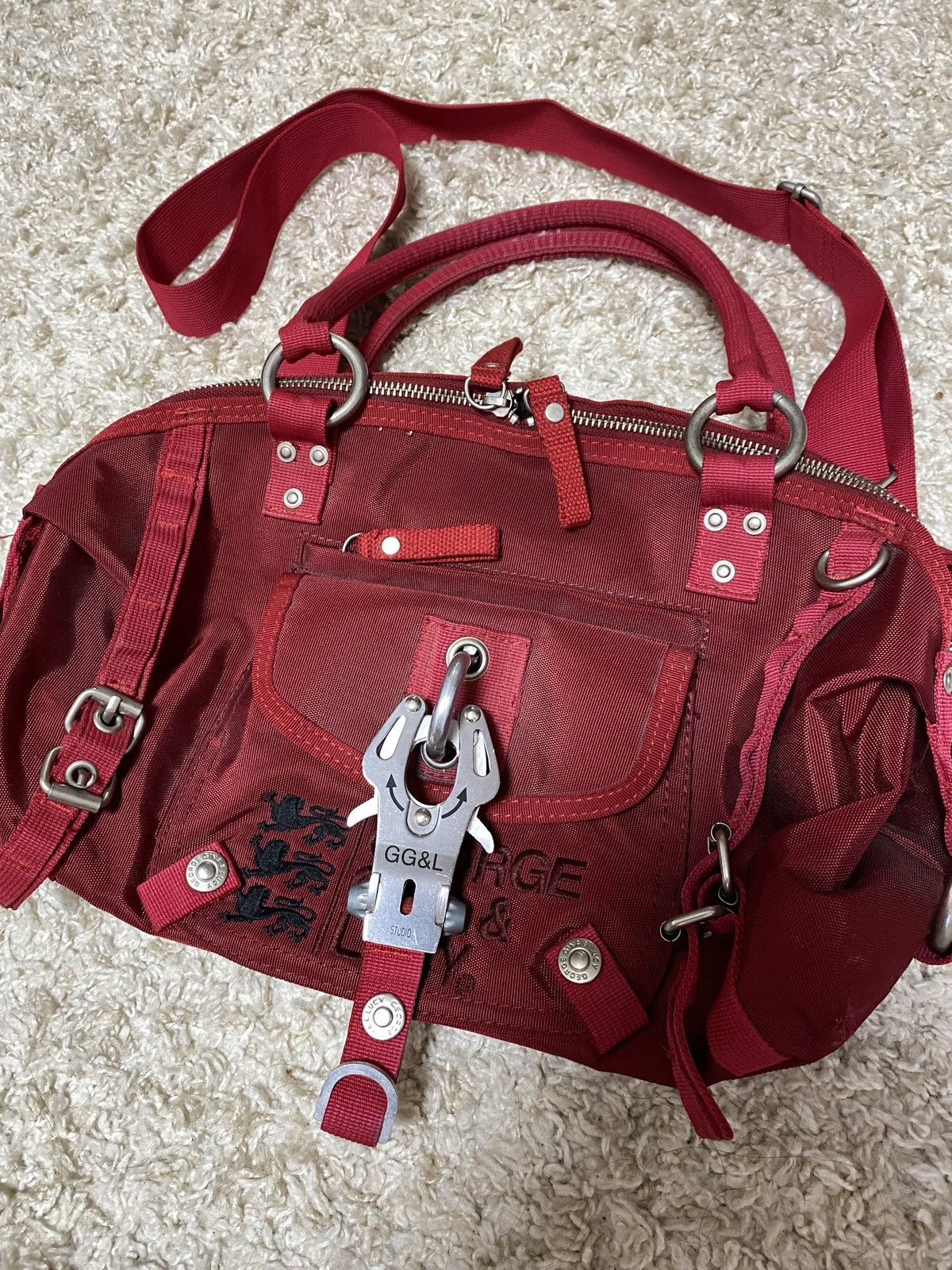 George Gina & Lucy × Vintage Rare GGL Bag Red George Gina&Lucy 