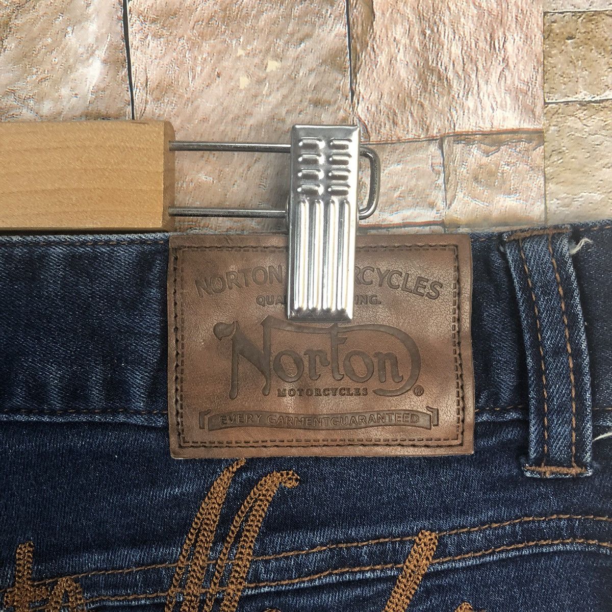 Japanese Brand × Norton Norton Blue Denim Pants #A64 Size US 34 / EU 50 - 18 Thumbnail