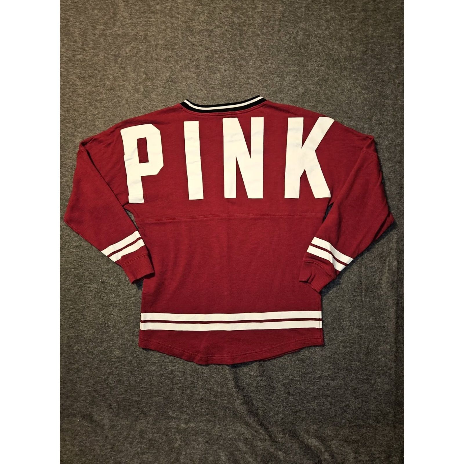 Victoria's Secret Victoria's Secret PINK Sweatshirt Womens XS Long Sleeve Red Logo Pullover Jacket Shirt Size XS / US 0-2 / IT 36-38 - 7 Thumbnail