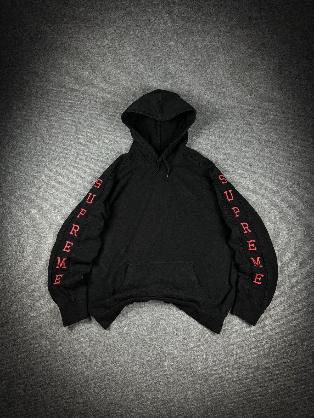 Supreme Hoodie Sleeve Logo Custom