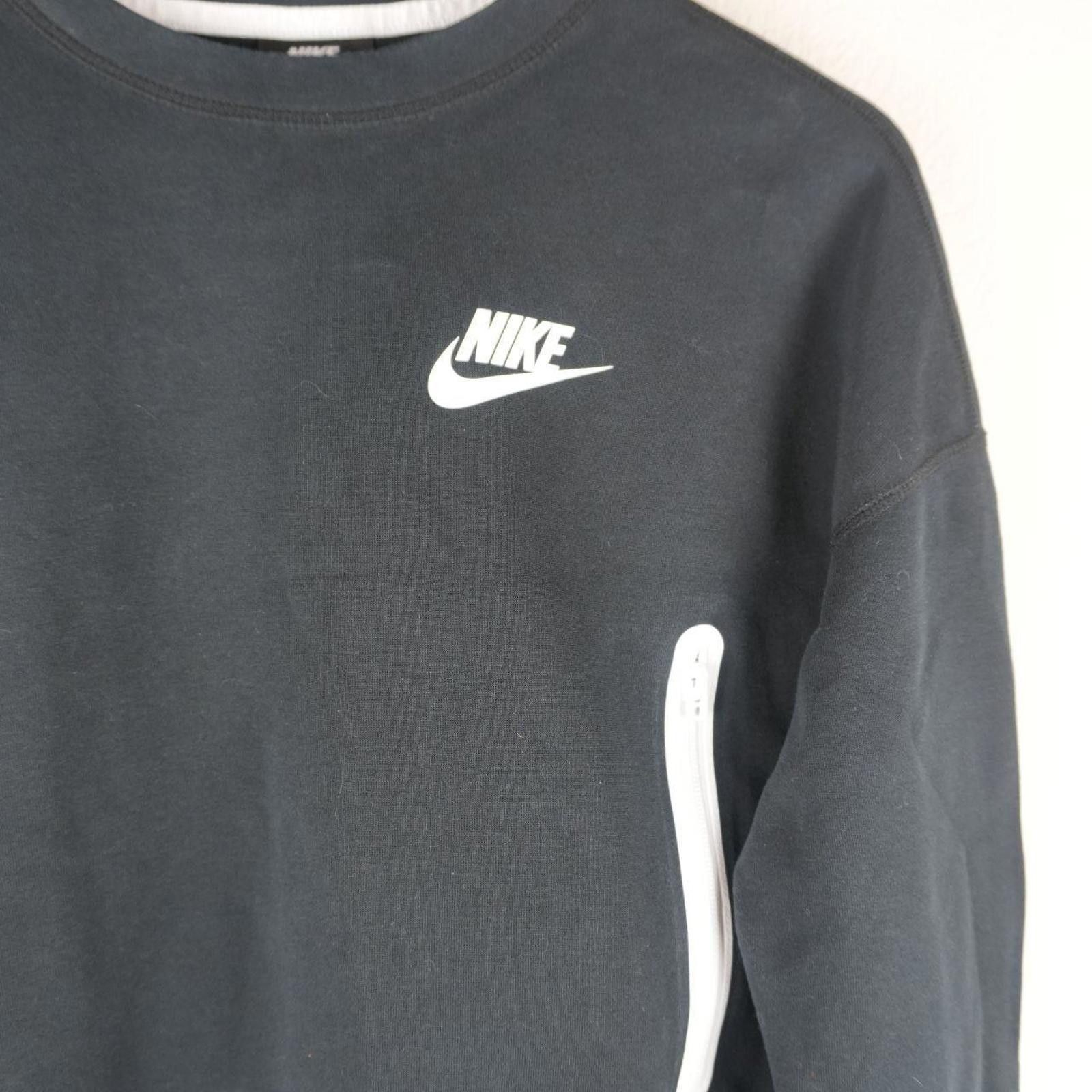 Nike Nike Sweater Women's M Black Cropped Zip Pocket Size M / US 6-8 / IT 42-44 - 3 Thumbnail