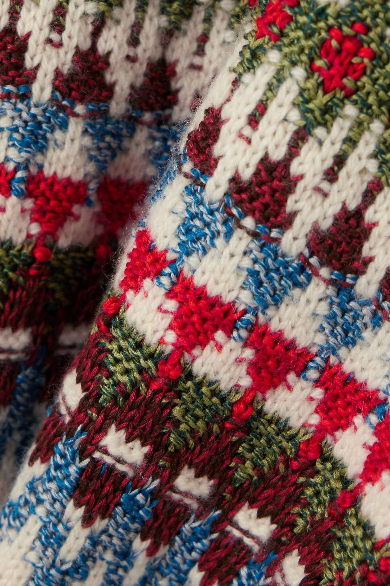 Loro Piana o1w1db10724 Trujillo Crew Neck Sweater in Multicolor Size M / US 6-8 / IT 42-44 - 4 Thumbnail