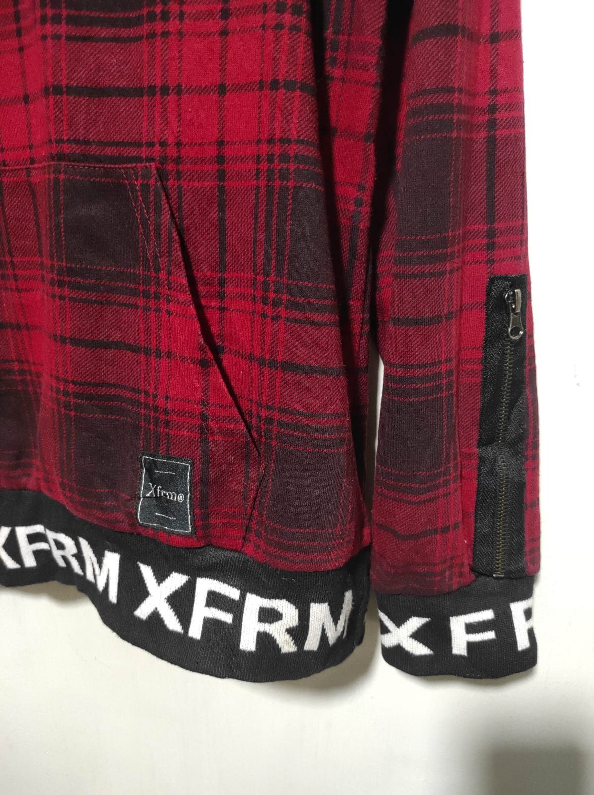 Japanese Brand XFRM Embossed fur hoodie ifsix LGB vkei style Size US M / EU 48-50 / 2 - 6 Thumbnail