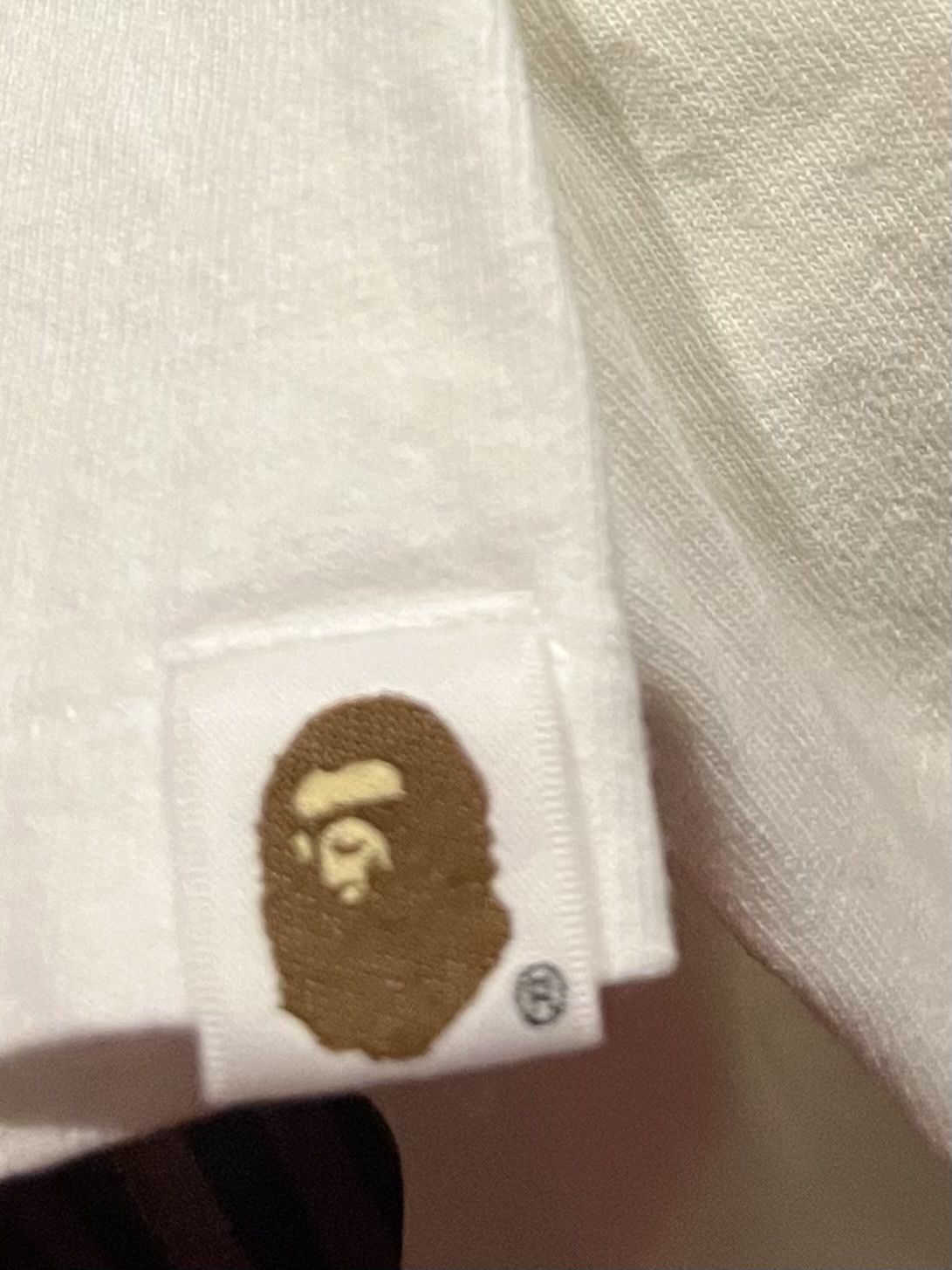 Bape Bape logo tee shirt Size US M / EU 48-50 / 2 - 6 Thumbnail