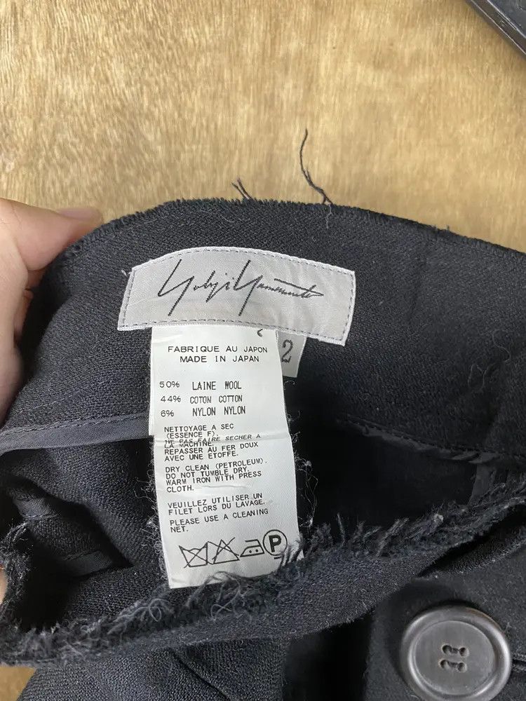 Yohji Yamamoto DL Yohji Yamamoto japan black Skirt #Z093 Size 26" / US 2 / IT 38 - 12 Thumbnail