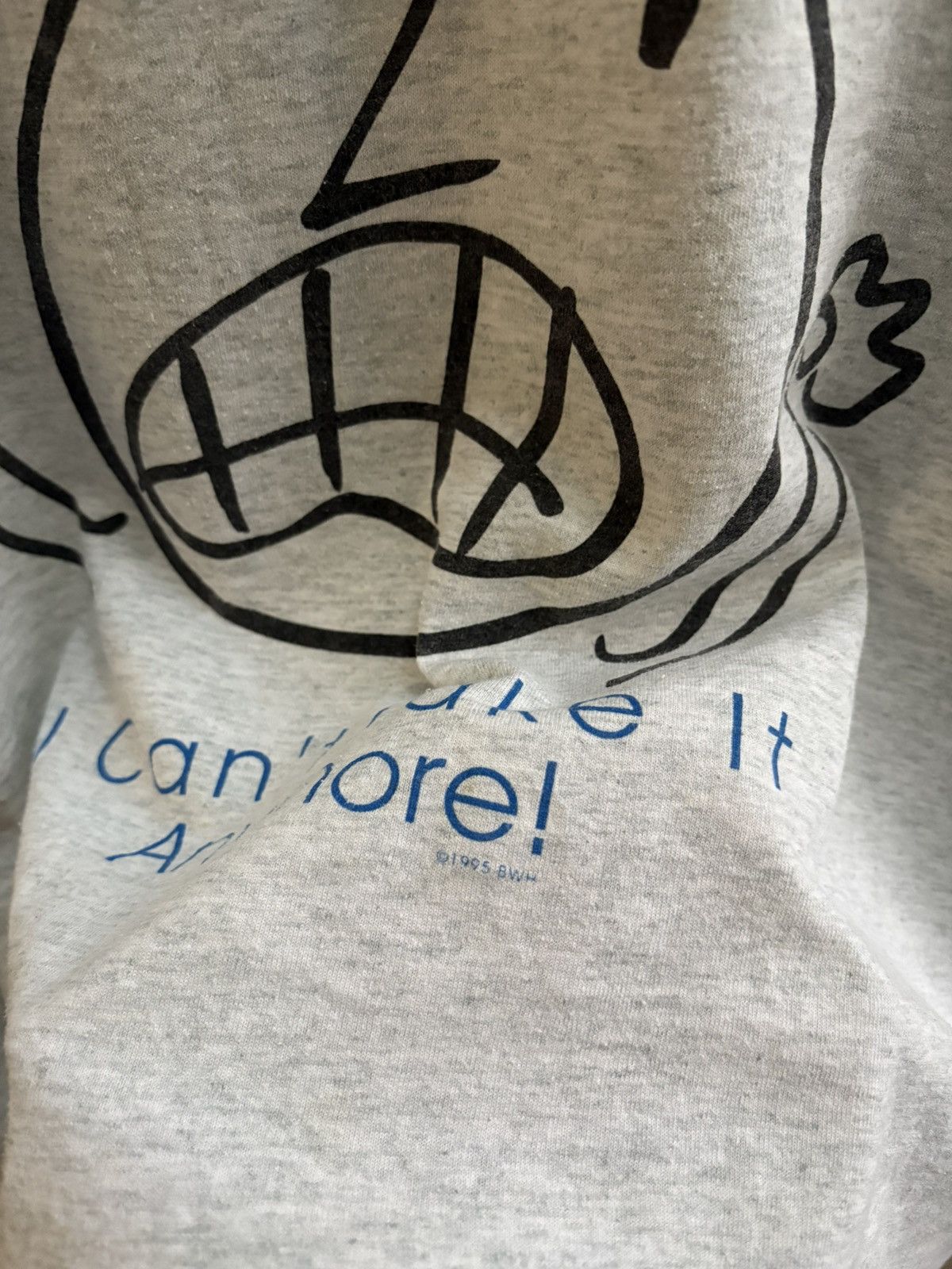 Vintage I Can’t Take It Anymore VTG 1995 heather grey t-shirt XL Size US XL / EU 56 / 4 - 2 Thumbnail
