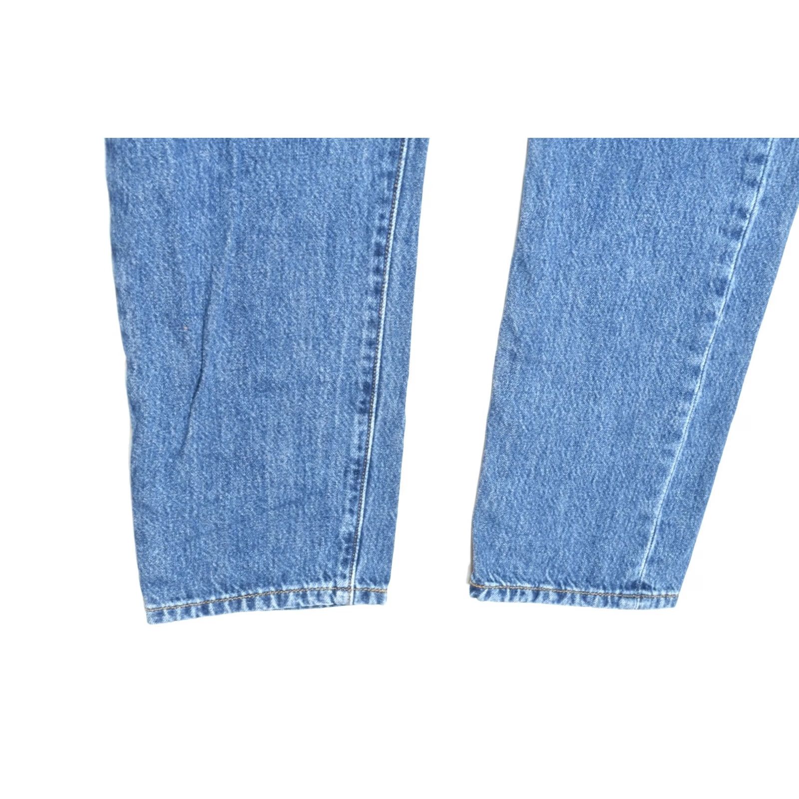 Levi's Levis 501 Jeans Womens 32 Blue Button-Fly Skinny Fit Denim High-Rise Size 24" / US 00 / IT 34 - 4 Thumbnail