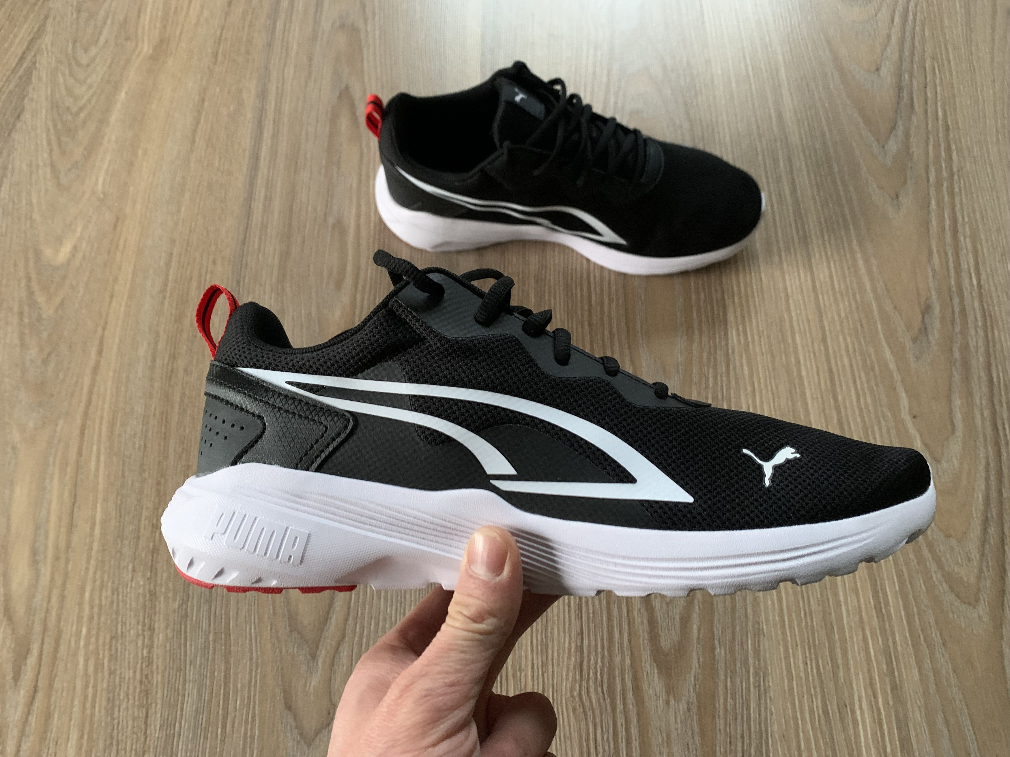 Puma Mens Puma All-Day Active Black White Sneakers Size US 9 / EU 42 - 3 Thumbnail