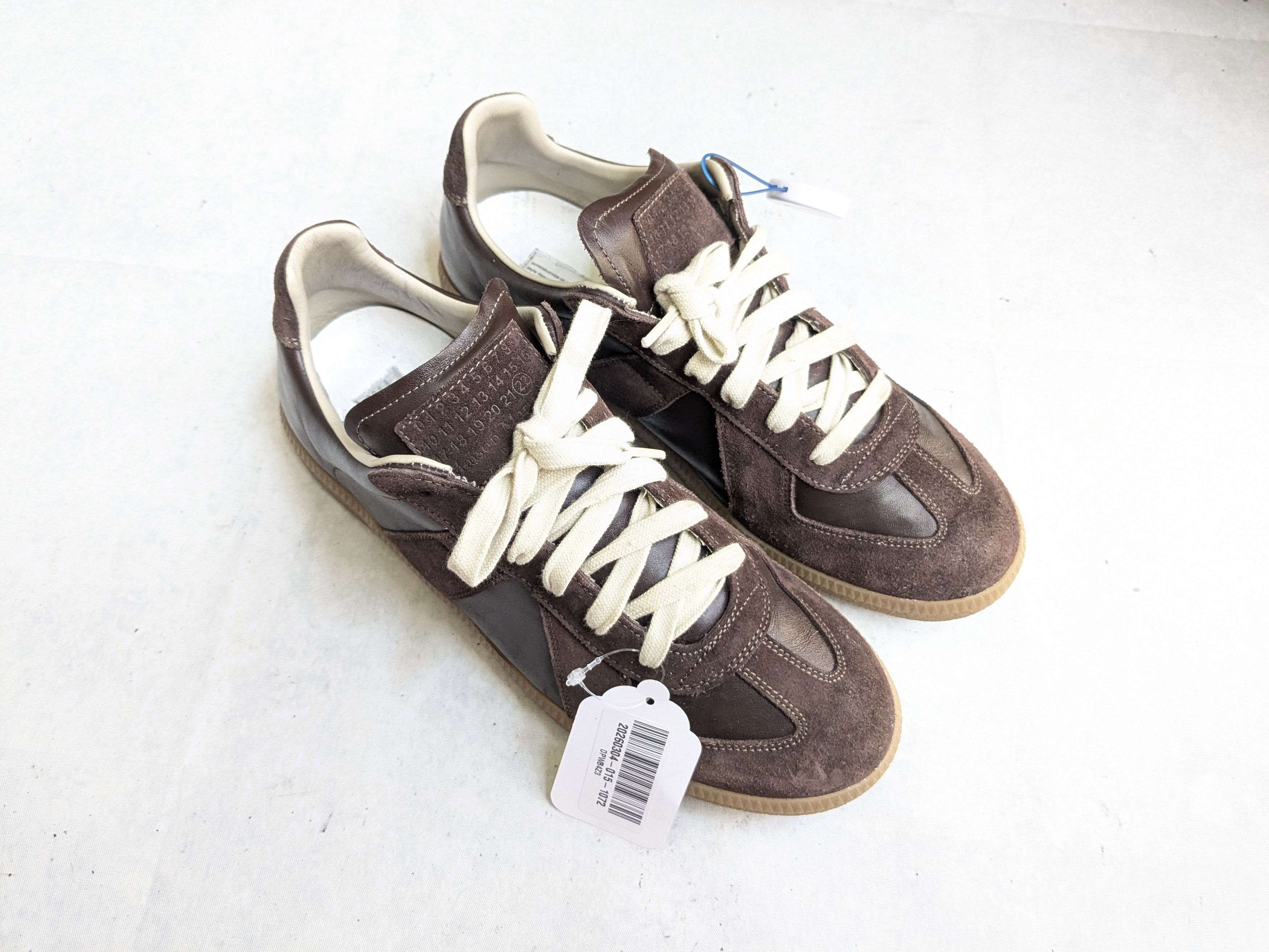 Maison Margiela Maison Margiela Replica GAT Brown 9 42 Low Tops Gum Size US 9 / EU 42 - 4 Thumbnail