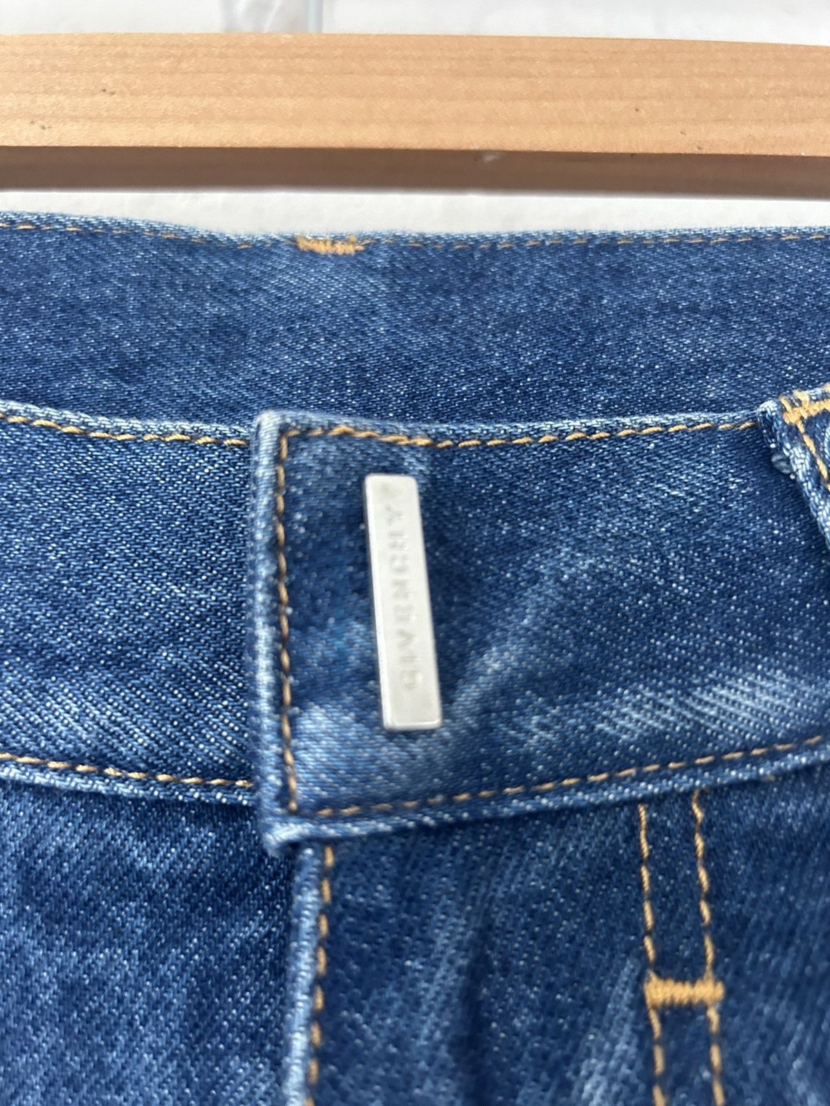 Givenchy BNWT Givenchy FW23 Baggy Boro Stitching Jeans Size US 29 - 10 Thumbnail