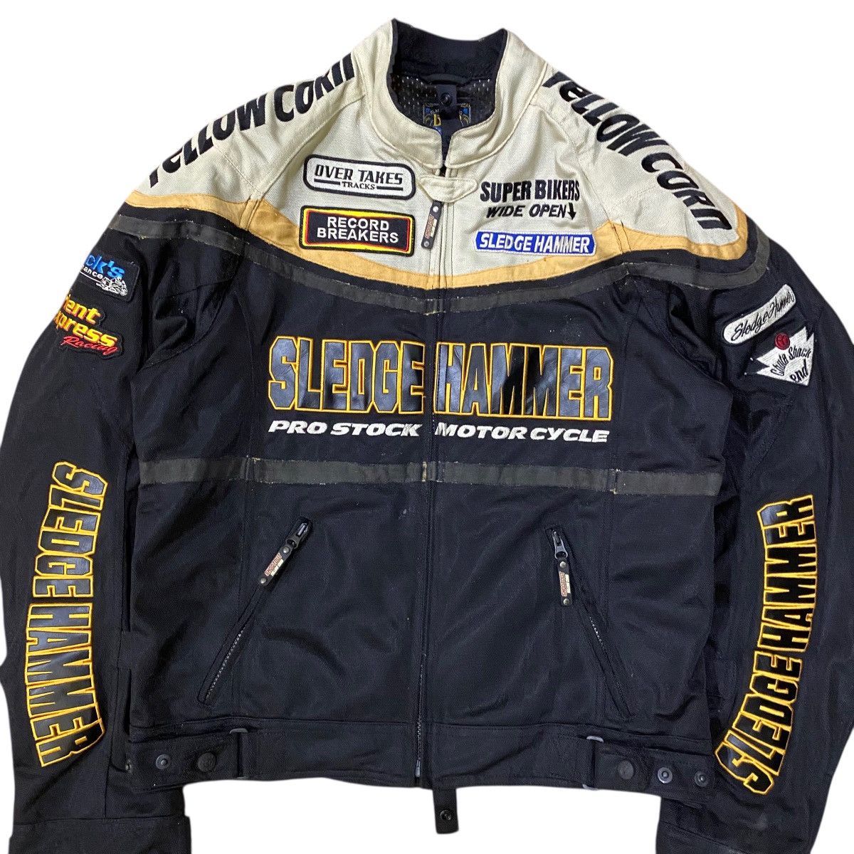 YELLOW CORN ☀️Vintage Yellow Corn x Vanquish Sledge Hammer racing jacket Size US M / EU 48-50 / 2 - 8 Thumbnail