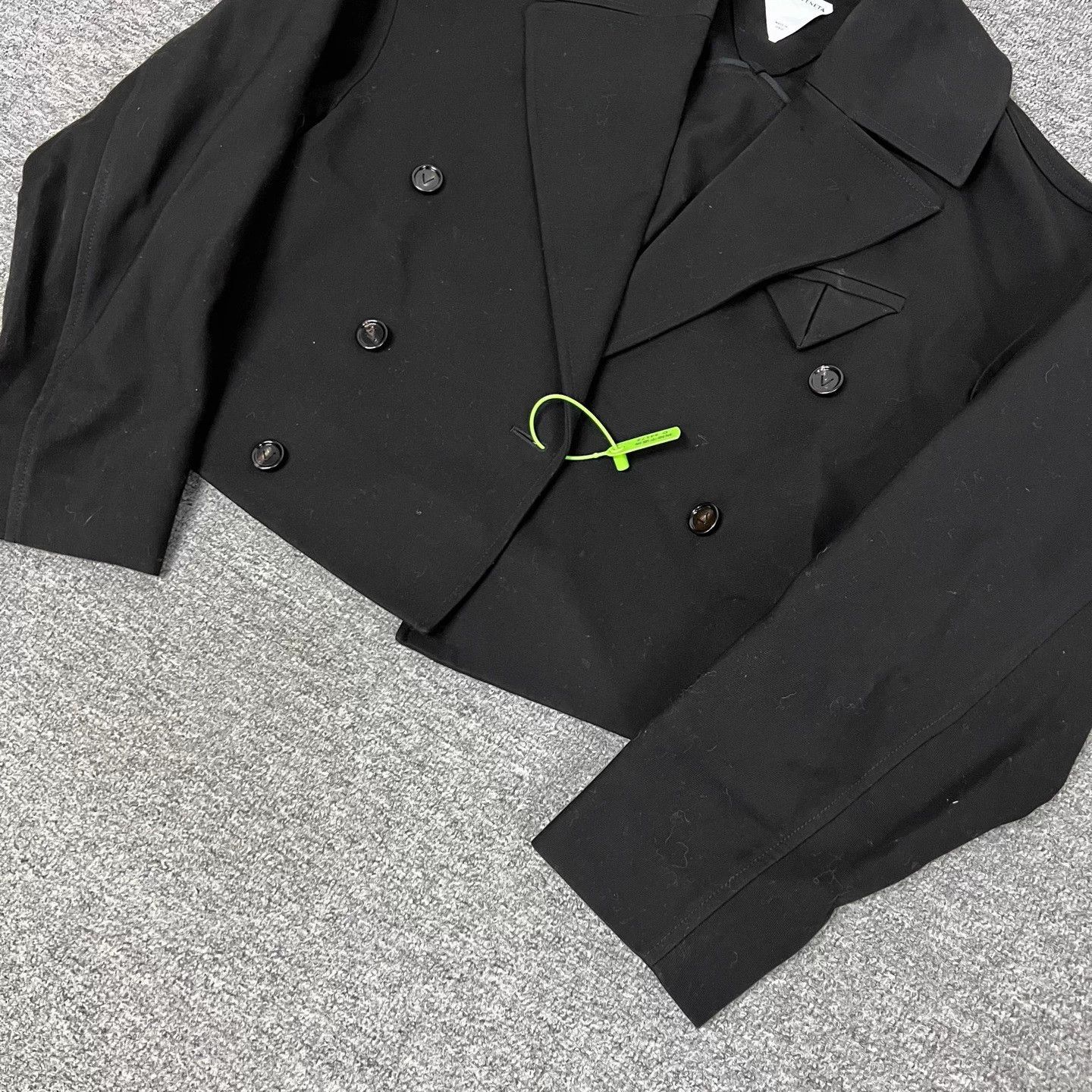 Bottega Veneta BV inverted triangle silhouette blazer black 40 Size S / US 4 / IT 40 - 6 Thumbnail