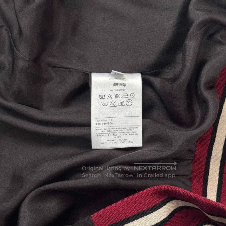 Valentino Valentino Golden dragon embroidered baseball jacket jacke Size US XXS / EU 40 - 5 Thumbnail
