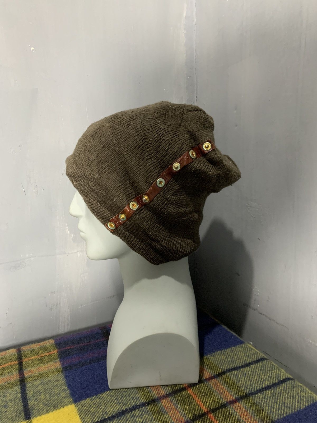 Japanese Brand Japanese punk bondage style beanie hats rare Size ONE SIZE - 1 Thumbnail