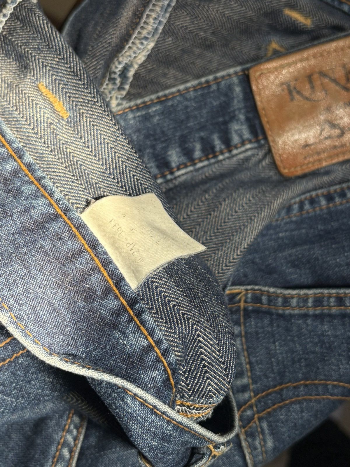 Hysteric Glamour ( RARE SIZE) Hysteric Glamour Hagi Kinky Panel Jeans Size US 32 / EU 48 - 9 Thumbnail