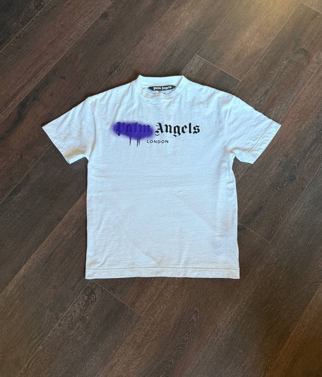 Palm Angels Palm Angels Spray Tee Size US S / EU 44-46 / 1 - 1 Thumbnail
