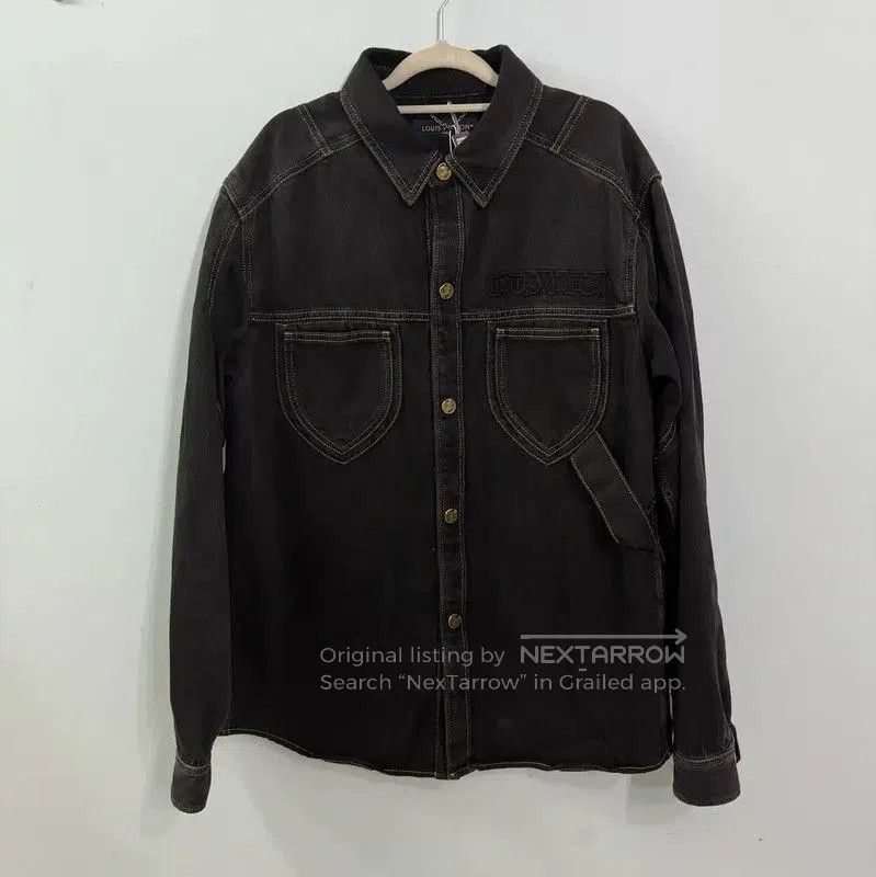 Louis Vuitton Louis Vuitton Black Men's Jacket . Size US M / EU 48-50 / 2 - 1 Thumbnail