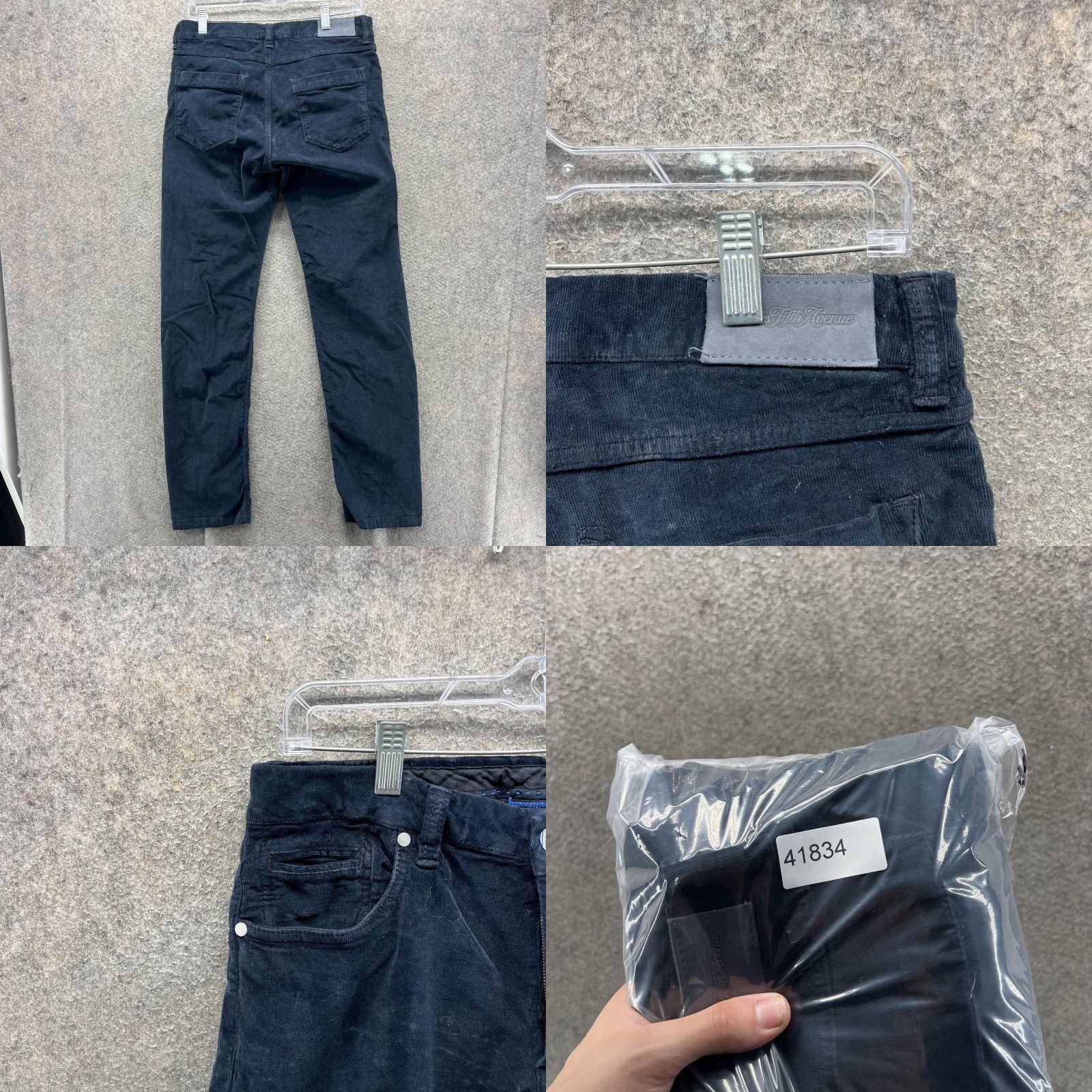 Saks Fifth Avenue Saks Fifth Avenue Pants Mens 32 Blue Corduroy Chino Straight Stretch Casual Size US 32 / EU 48 - 8 Thumbnail