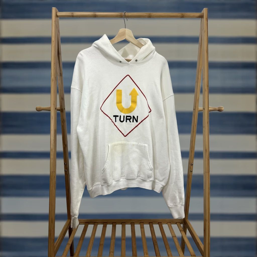 Fruit Of The Loom VTG Zechariah 1:3 U Turn Christian Jesus Lord God Return to Me Hoodie 2XL White Mens Hoodie Size US XXL / EU 58 / 5 - 1 Thumbnail