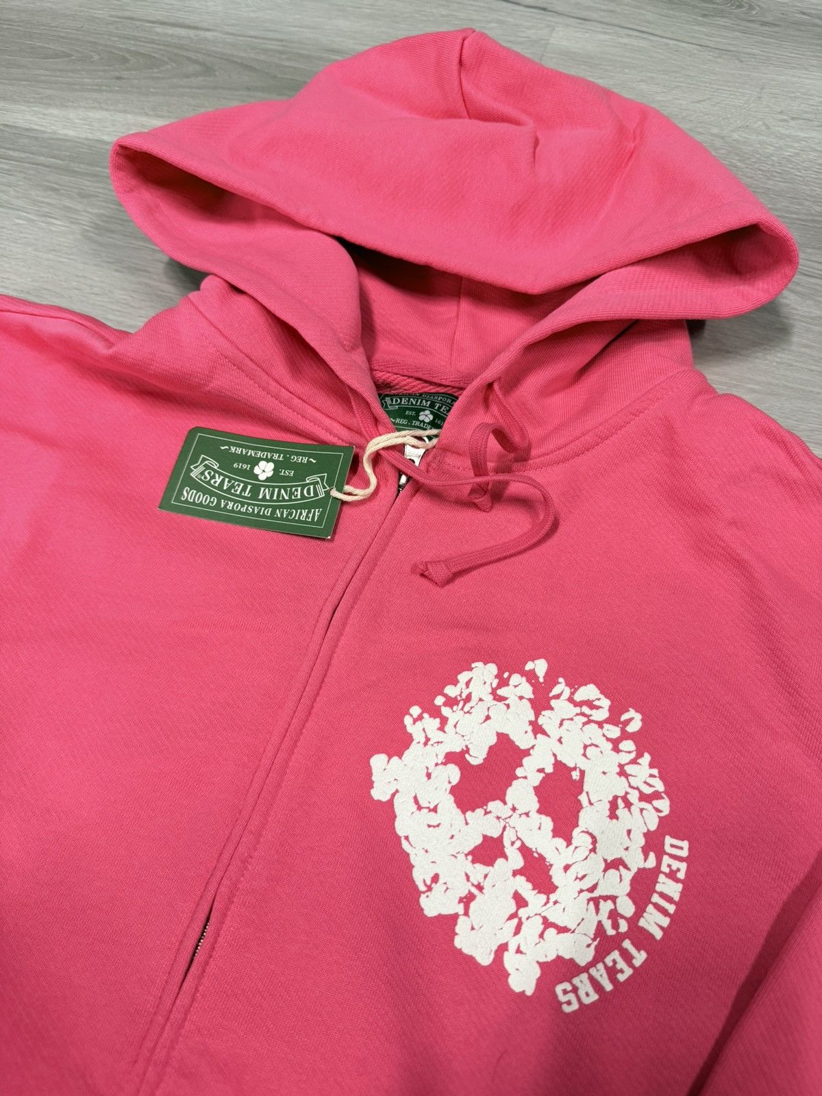 DENIM TEARS Denim Tears Pink University Hoodie Size US L / EU 52-54 / 3 - 2 Thumbnail