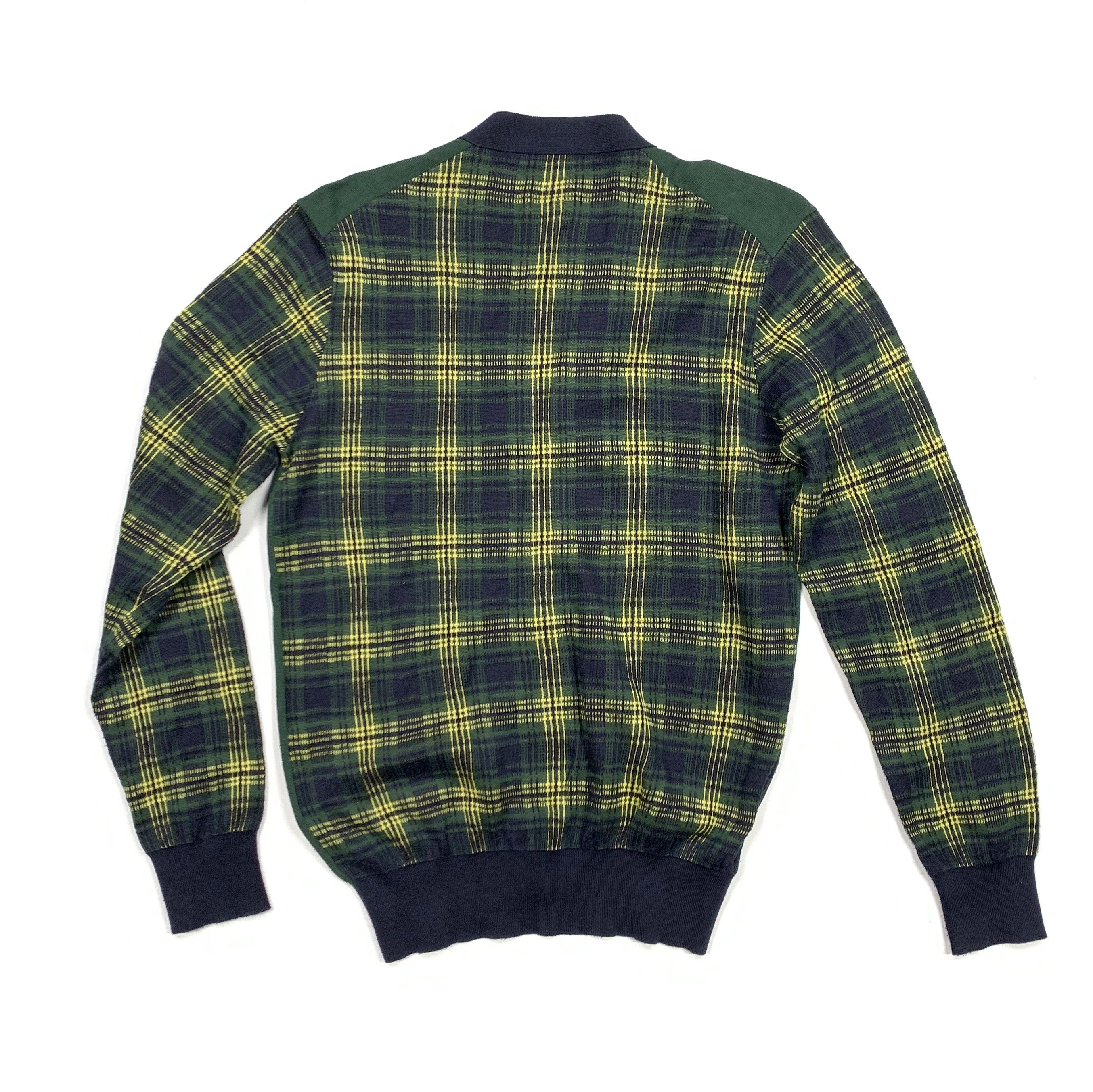Junya Watanabe 2010 Plaid Mix Knit Cardigan Size US S / EU 44-46 / 1 - 2 Thumbnail