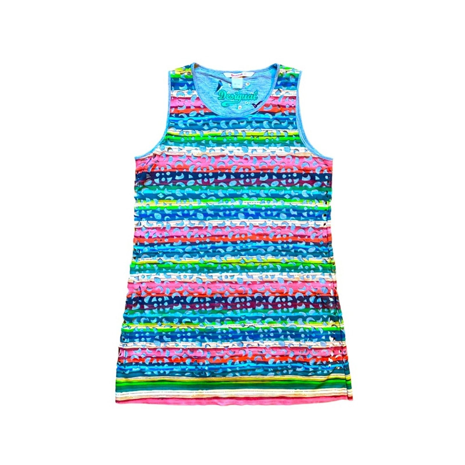 Desigual DESIGUAL ABSTRACT PRINT OVERLAY DRESS Size XL / US 12-14 / IT 48-50 - 1 Thumbnail