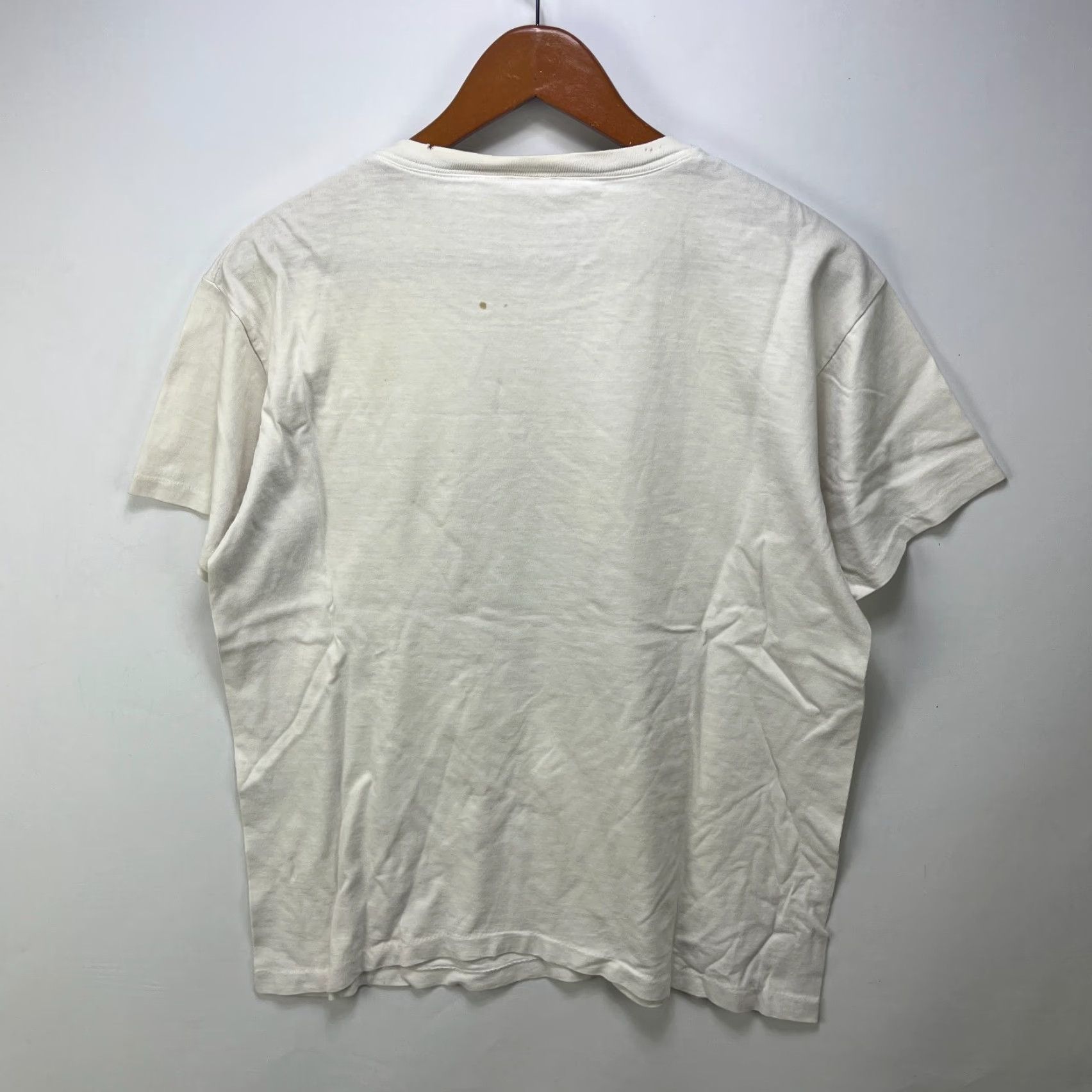 Vintage VINTAGE University Of Hawaii T Shirt 80s 90s Graphic Print Short Sleeve Crew Neck White Cotton M Mens Size US M / EU 48-50 / 2 - 6 Thumbnail