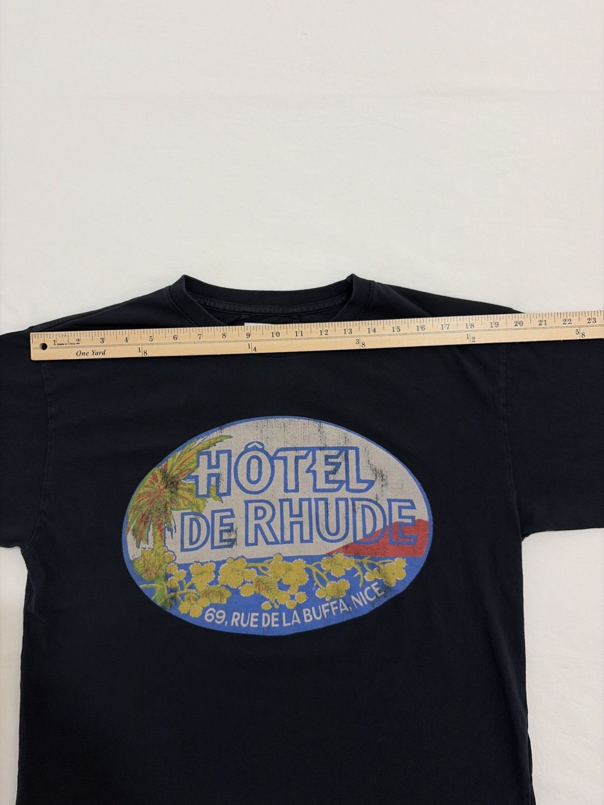 Rhude Rhude Dimora Hotel De 69 Rue De La Buffa Nice Tee Size US S / EU 44-46 / 1 - 16 Thumbnail