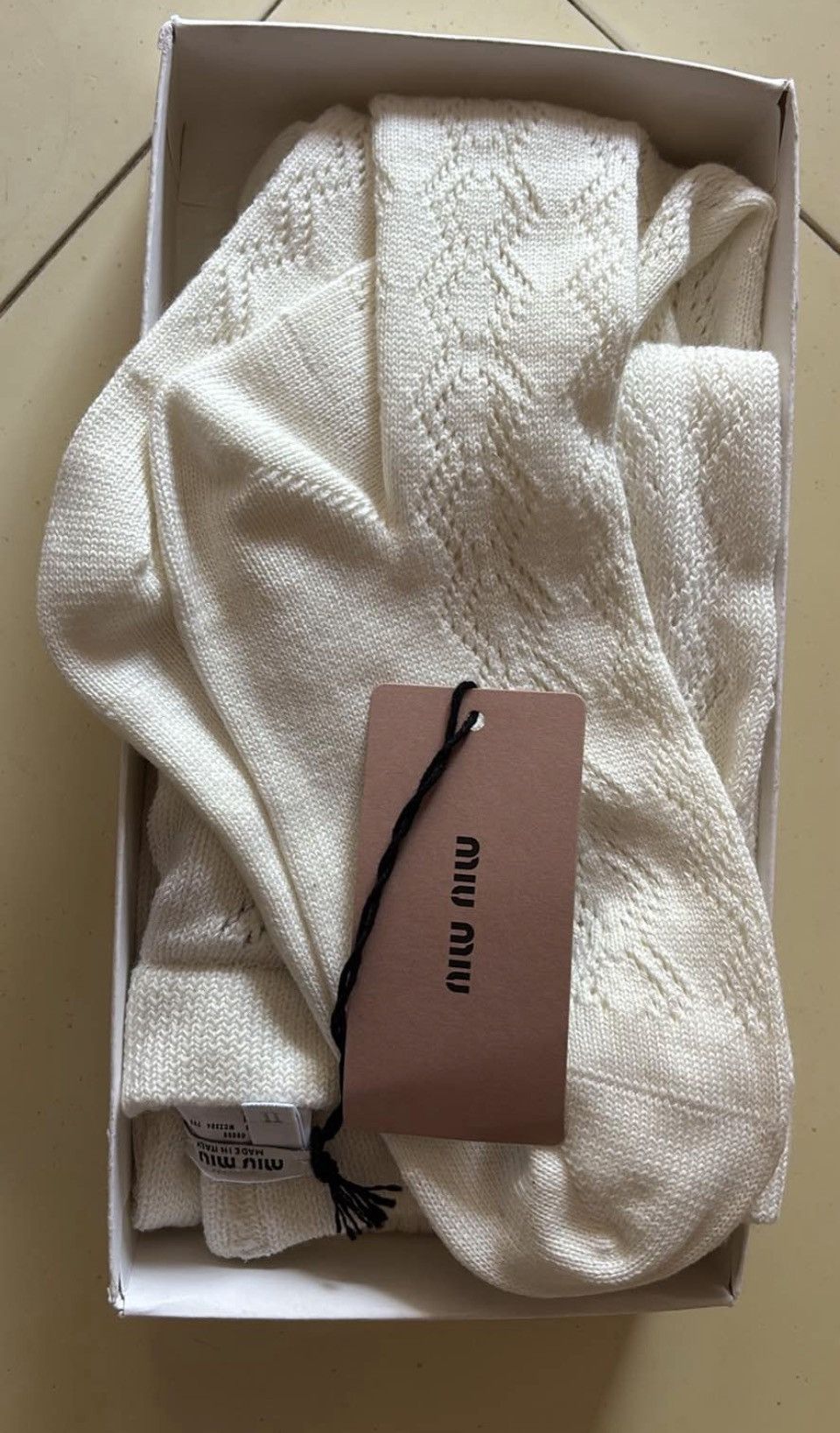 Miu Miu Miu Miu Knit Tights Size 26" / US 2 / IT 38 - 5 Thumbnail