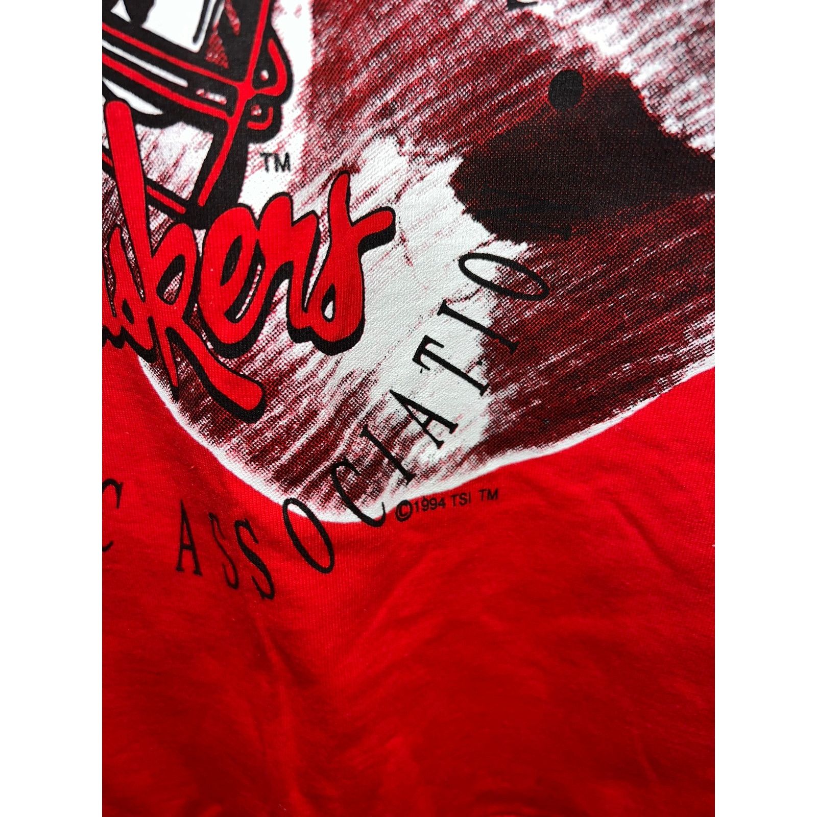 Fruit Of The Loom Vintage Nebraska Cornhuskers Shirt Huskers Football Tee 90s Size US L / EU 52-54 / 3 - 5 Thumbnail