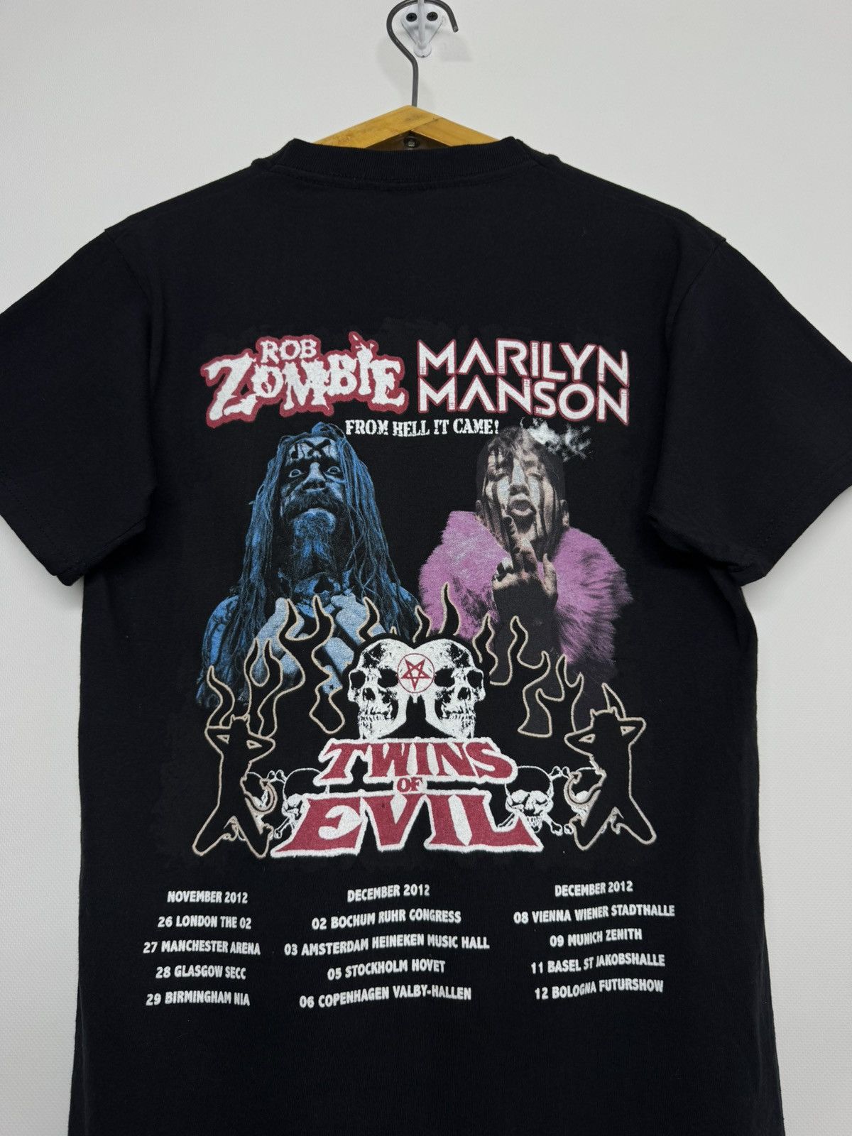 Fruit Of The Loom Vintage Y2k Rob Zombie Concert Tour T-Shirt Size US S / EU 44-46 / 1 - 3 Thumbnail