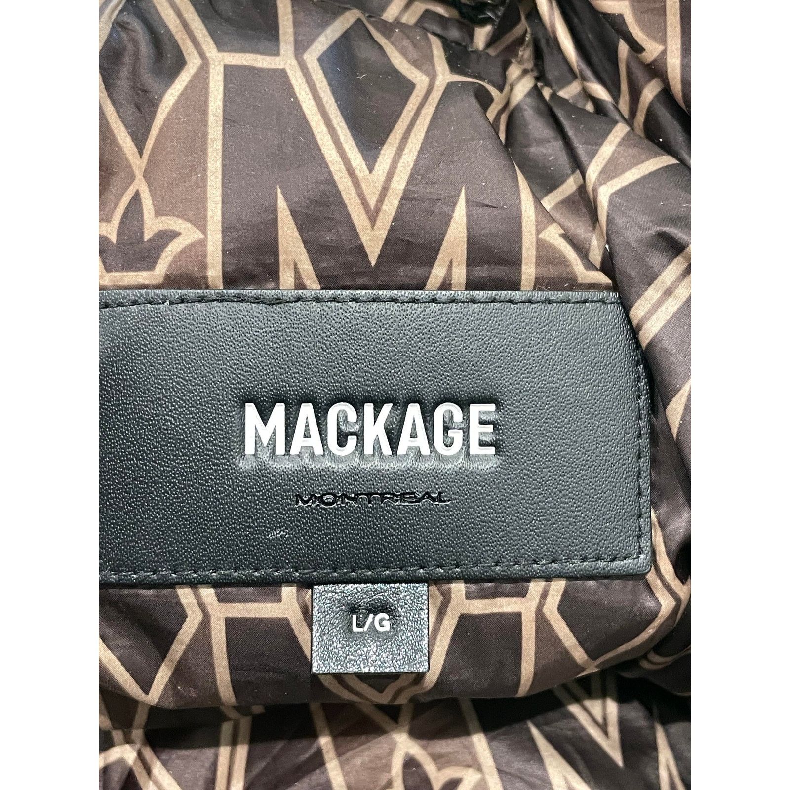 Mackage Mackage Puffer Monogram Women's Brown Jacket Size US L / EU 52-54 / 3 - 5 Thumbnail