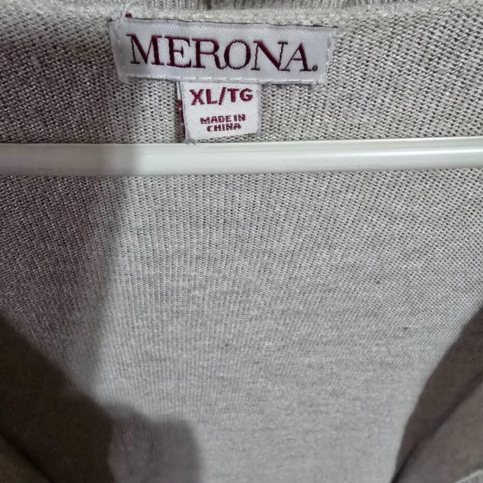 Merona Merona Open Front Cardigan Oatmeal Size XL Size XL / US 12-14 / IT 48-50 - 3 Thumbnail